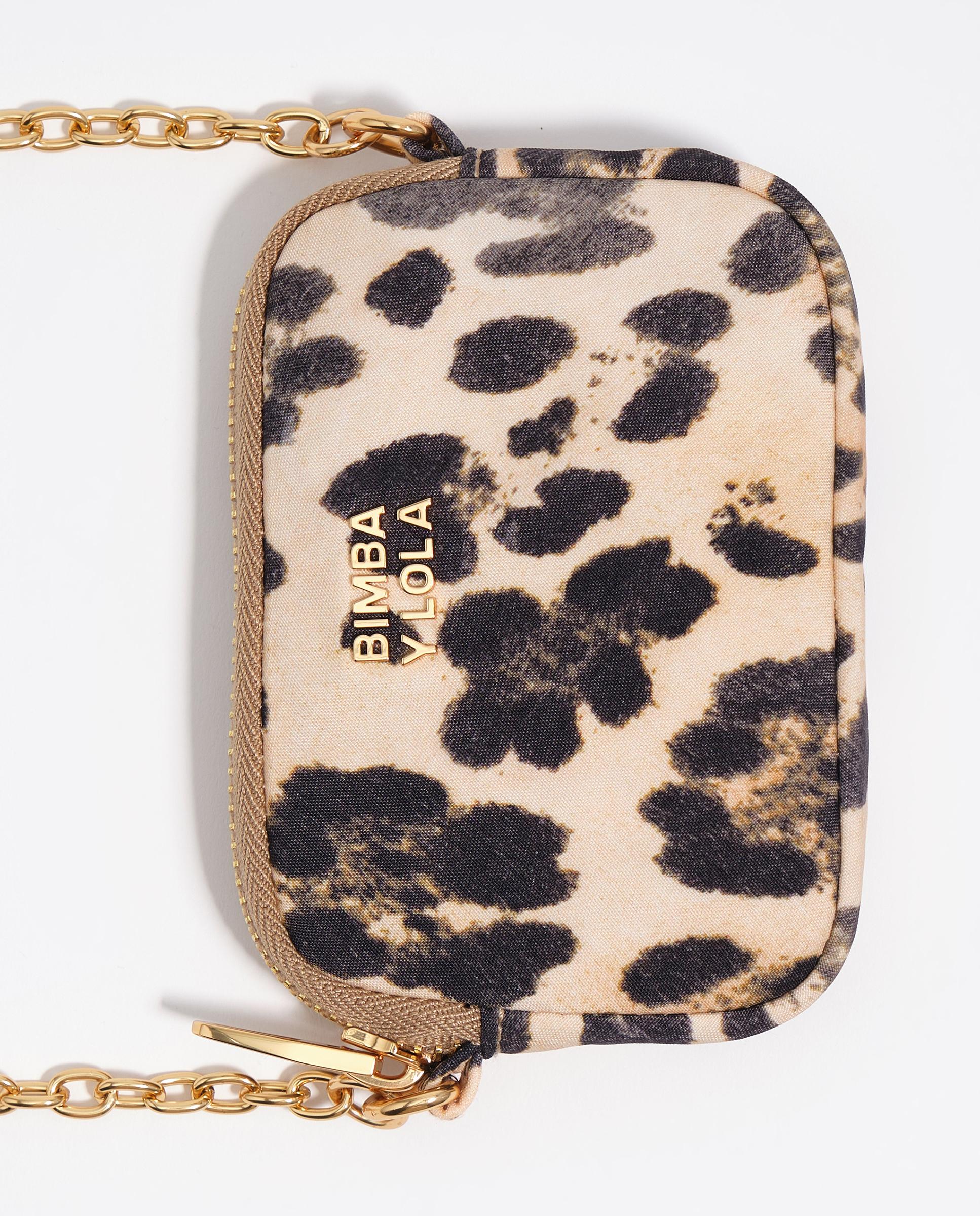 Porta-moedas em Nylon Leopardo Multicolor-3