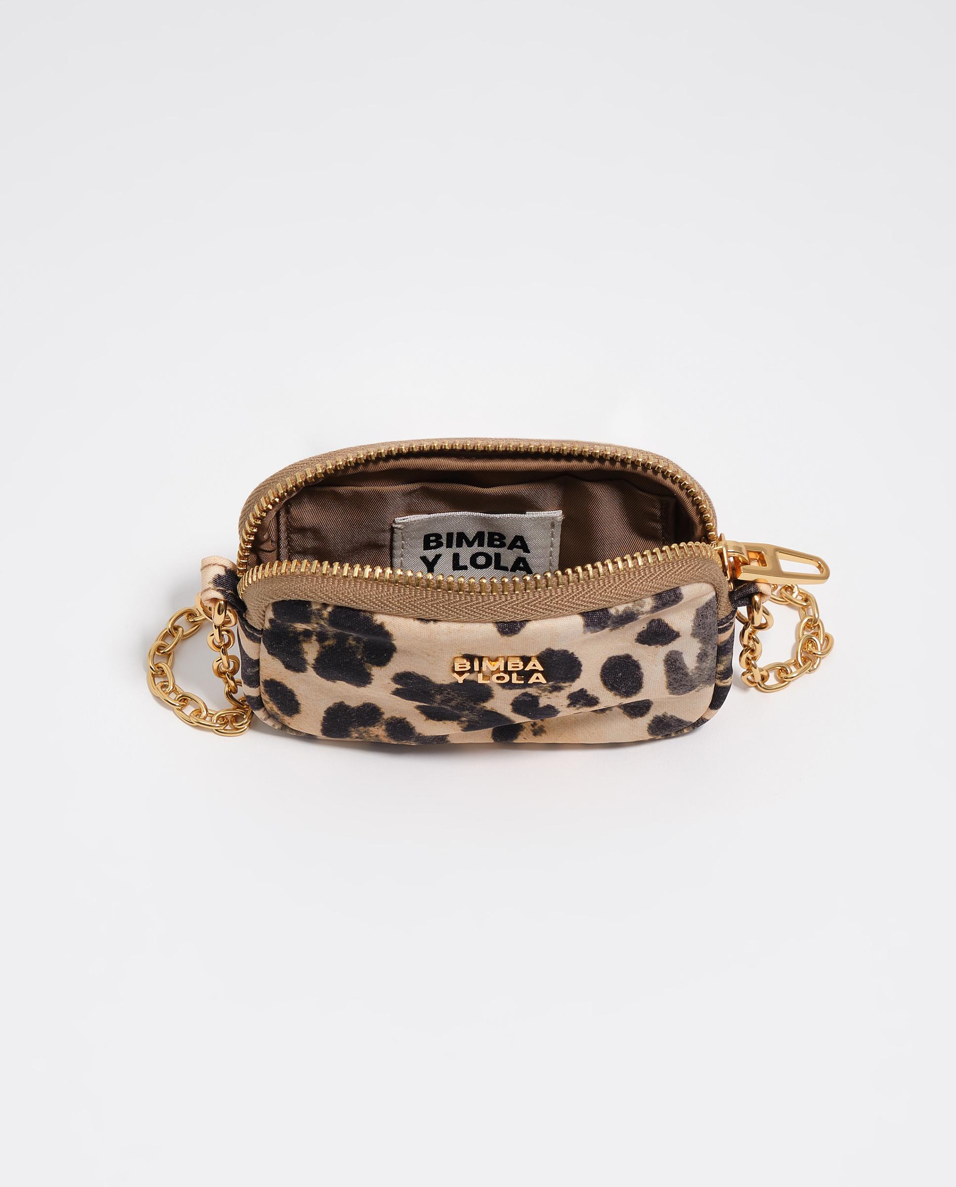 Porta-moedas em Nylon Leopardo Multicolor-4