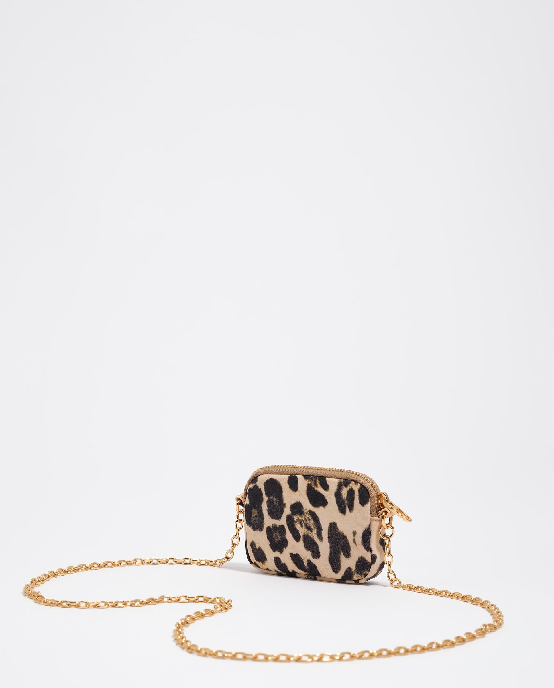 Porta-moedas em Nylon Leopardo Multicolor-5