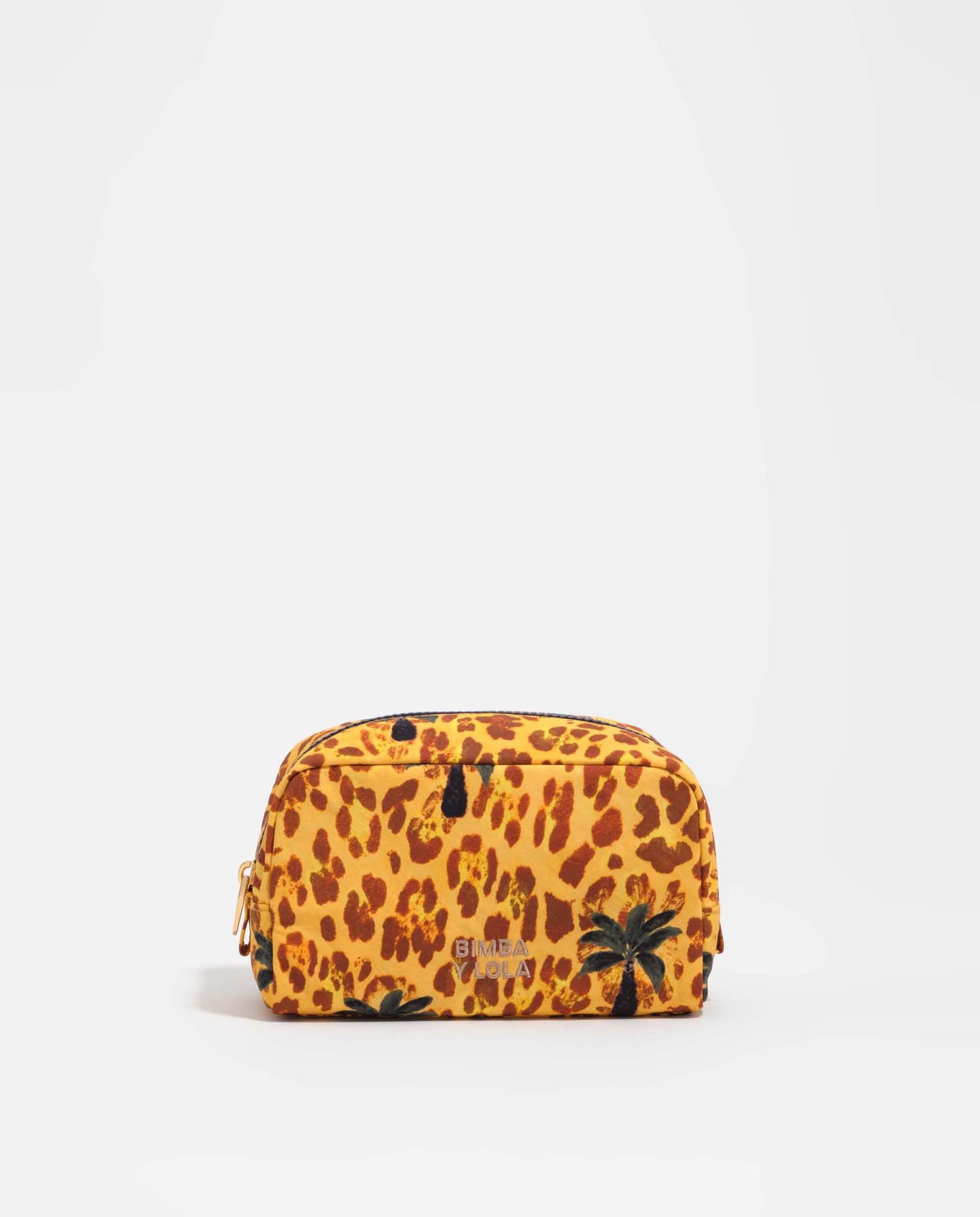Imagem 0 de Necessaire Pequeno de Nylon Leopard Palms