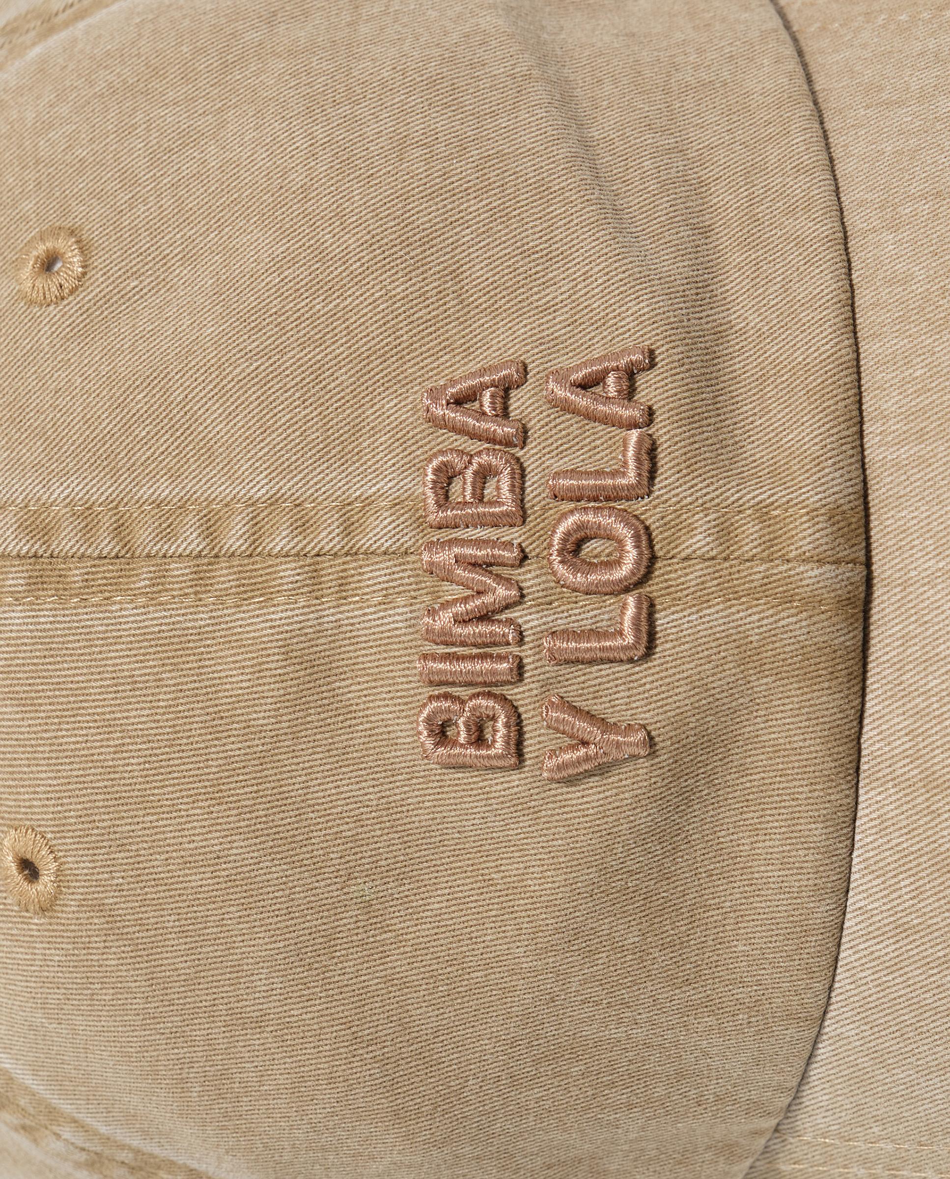 Boné em Algodão Lavado com Logo Bordado Camel-2