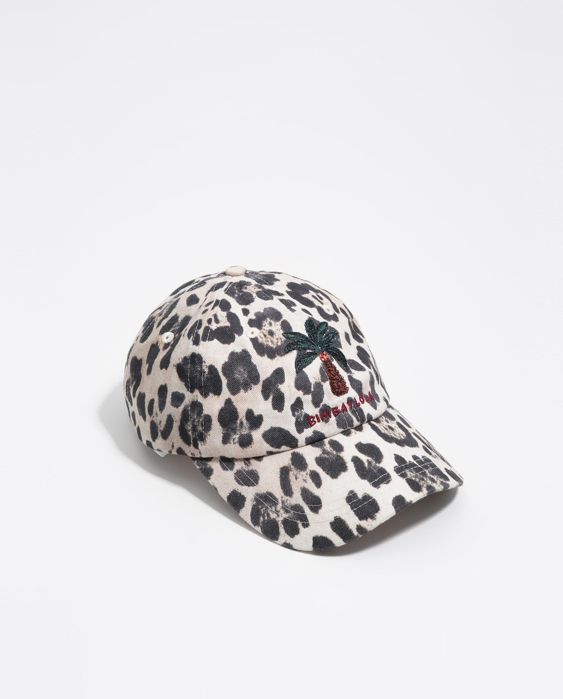Imagem 0 de Boné em Algodão Lavado Leopardo Palmeira