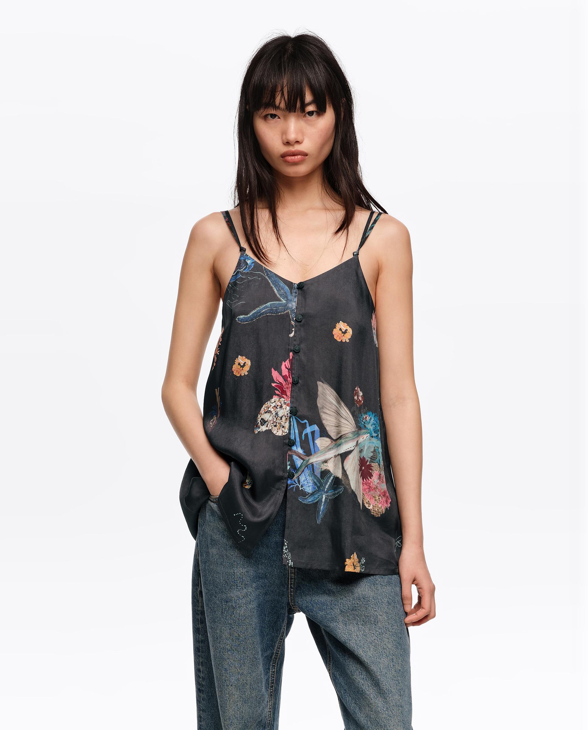 Imagem 0 de Top Fluido com Estampados