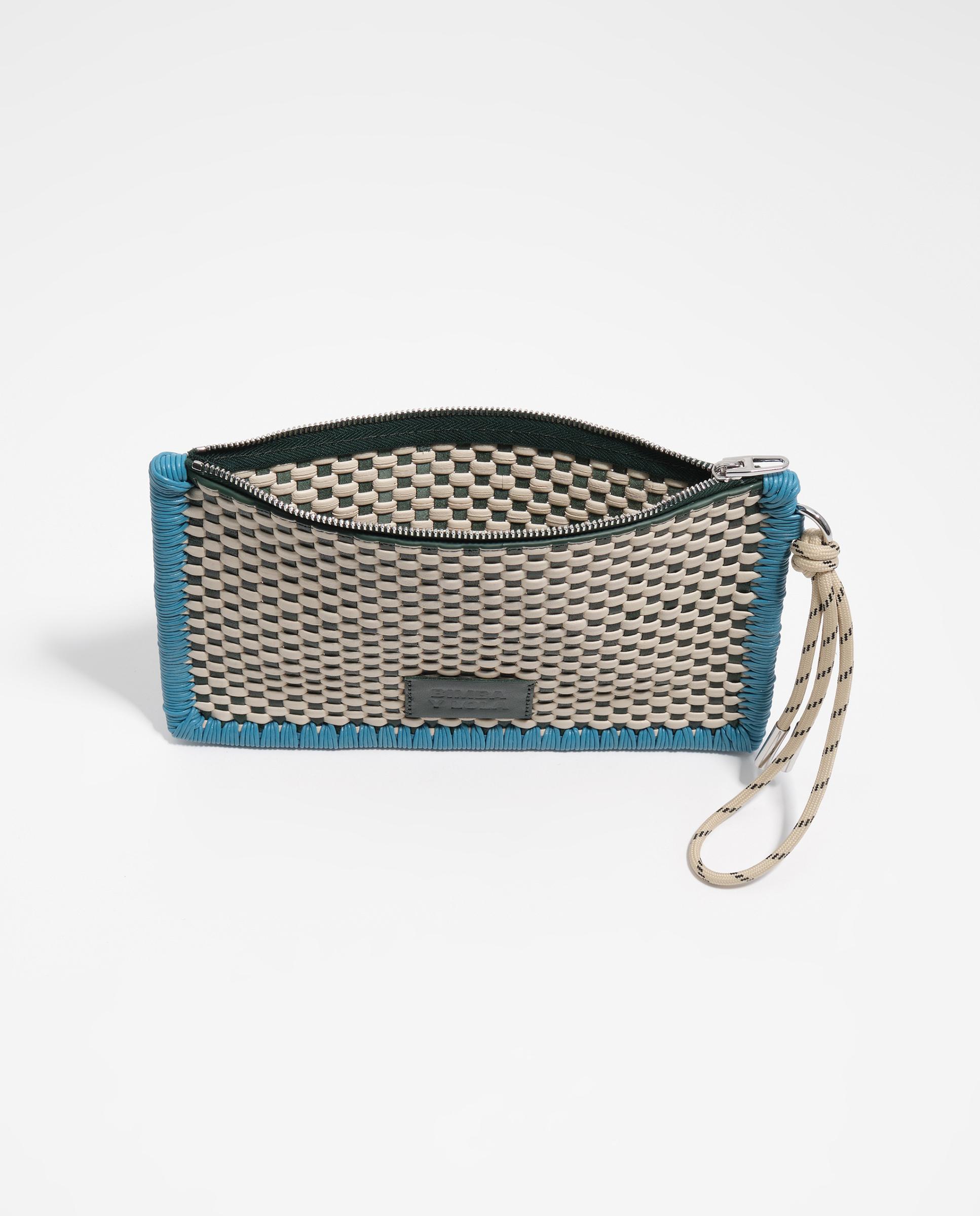 Necessaire Médio com Fecho Zip Azul-3