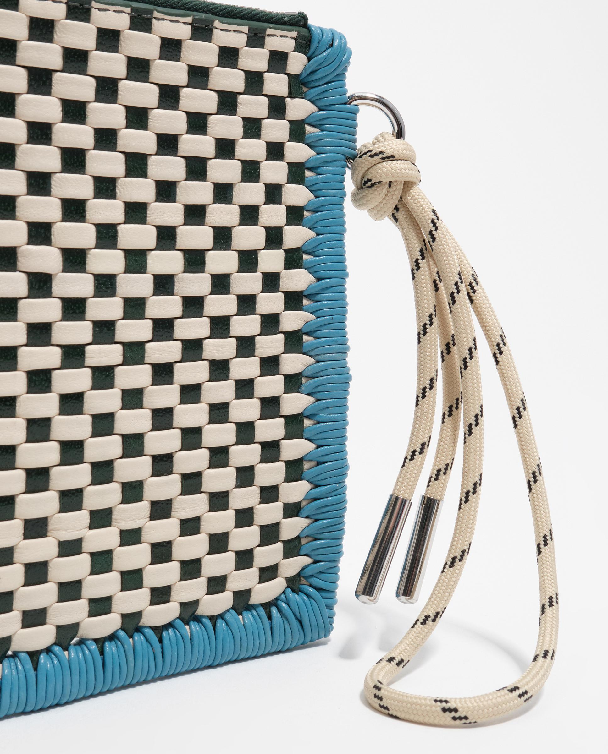 Necessaire Médio com Fecho Zip Azul-4