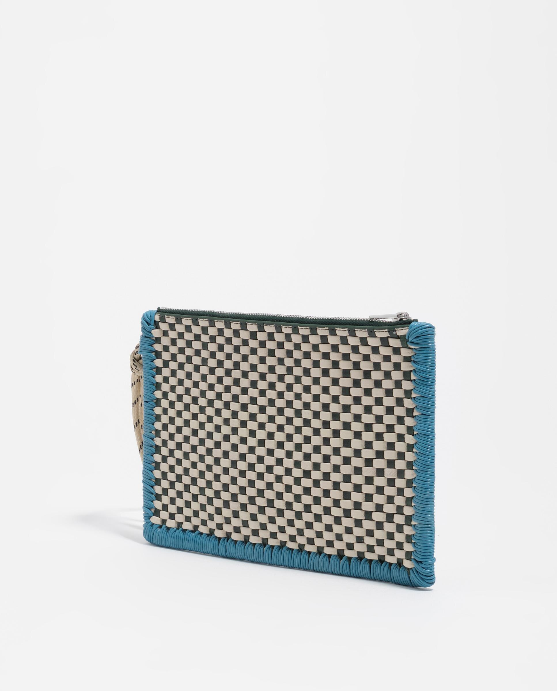 Necessaire Médio com Fecho Zip Azul-5
