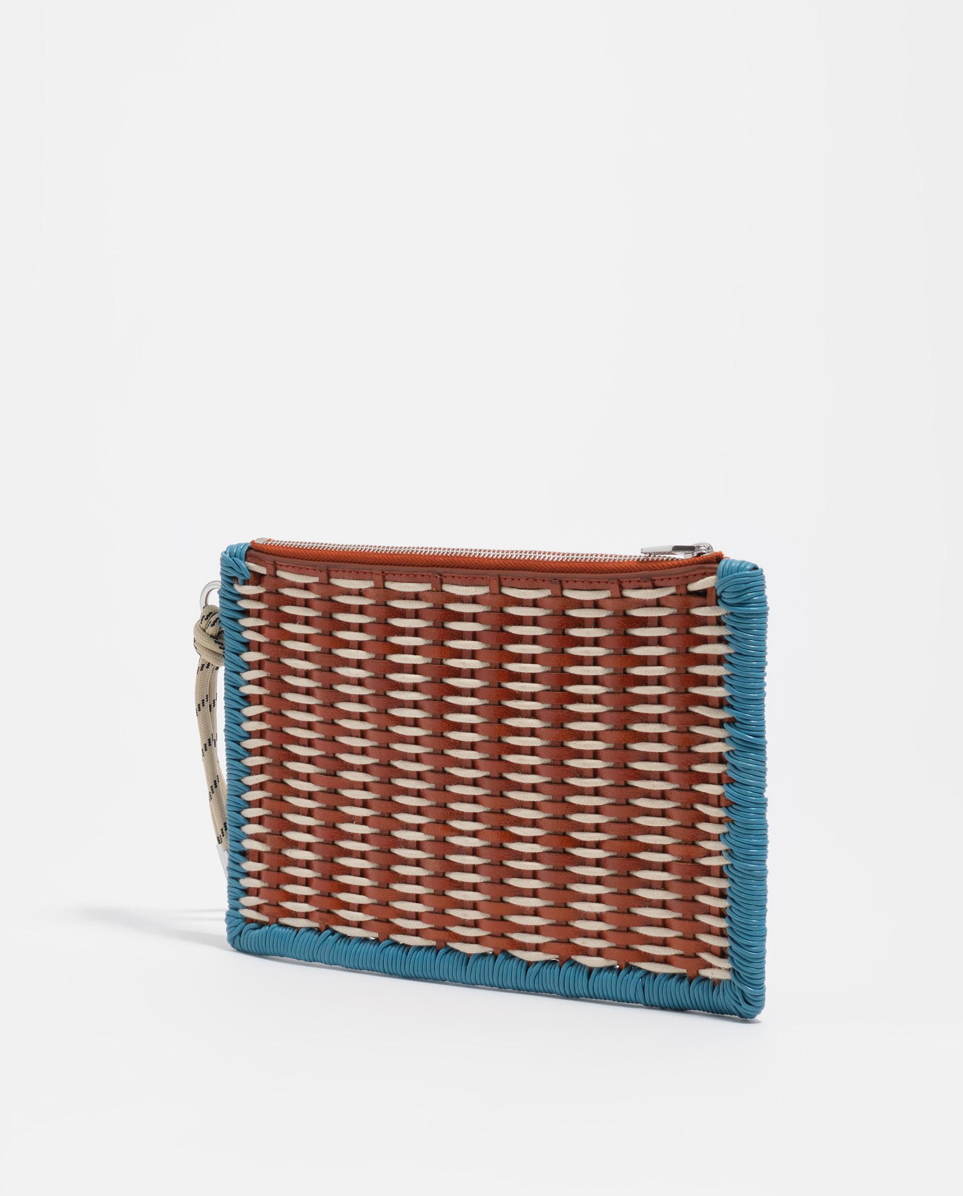 Necessaire Médio com Fecho Zip Castanho-5