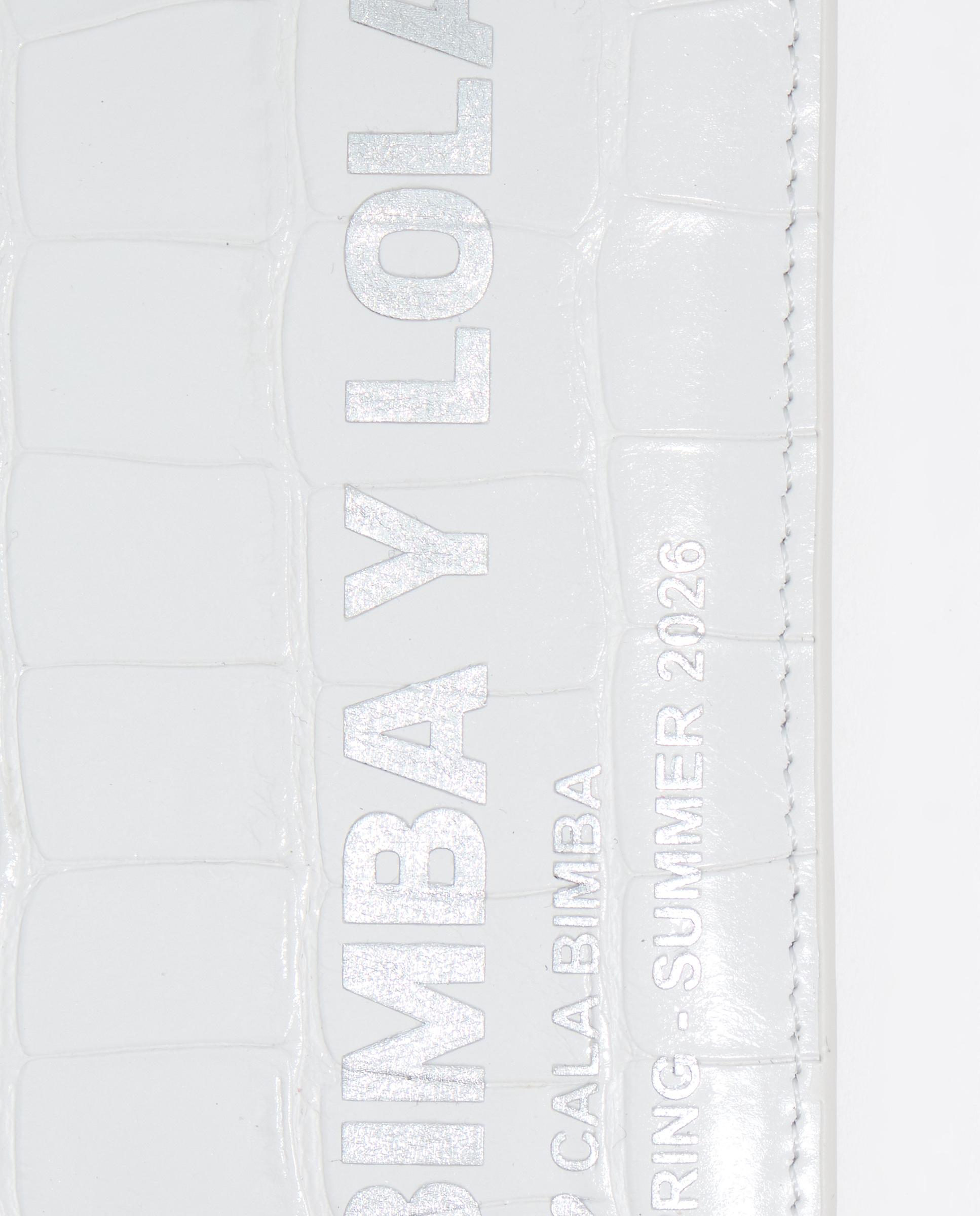 Porta-cartões com Gravado Crocodilo Branco-2