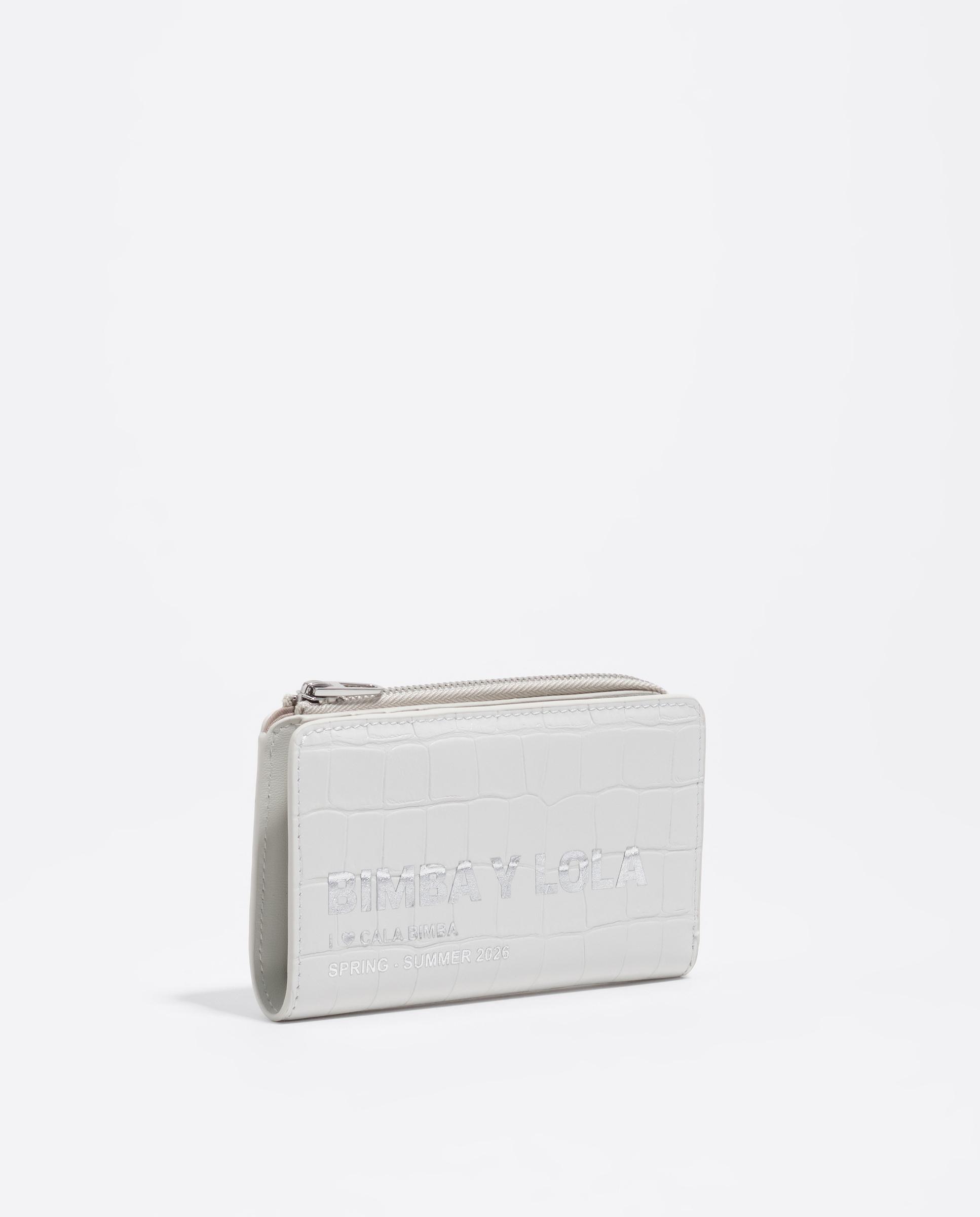 Imagem 0 de Carteira Pequena com Gravado Crocodilo