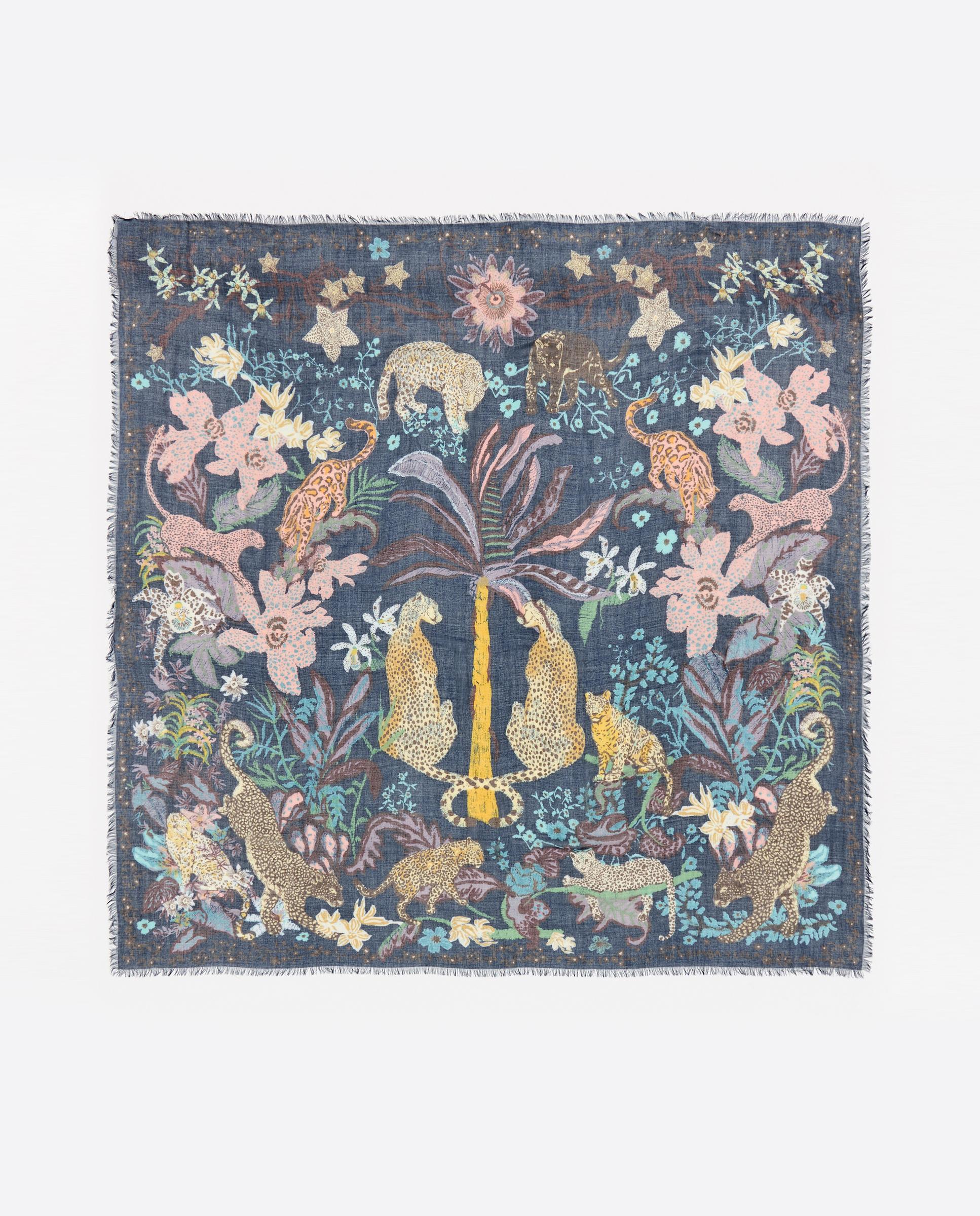 Imagem 0 de Lenço Selva com Franjas