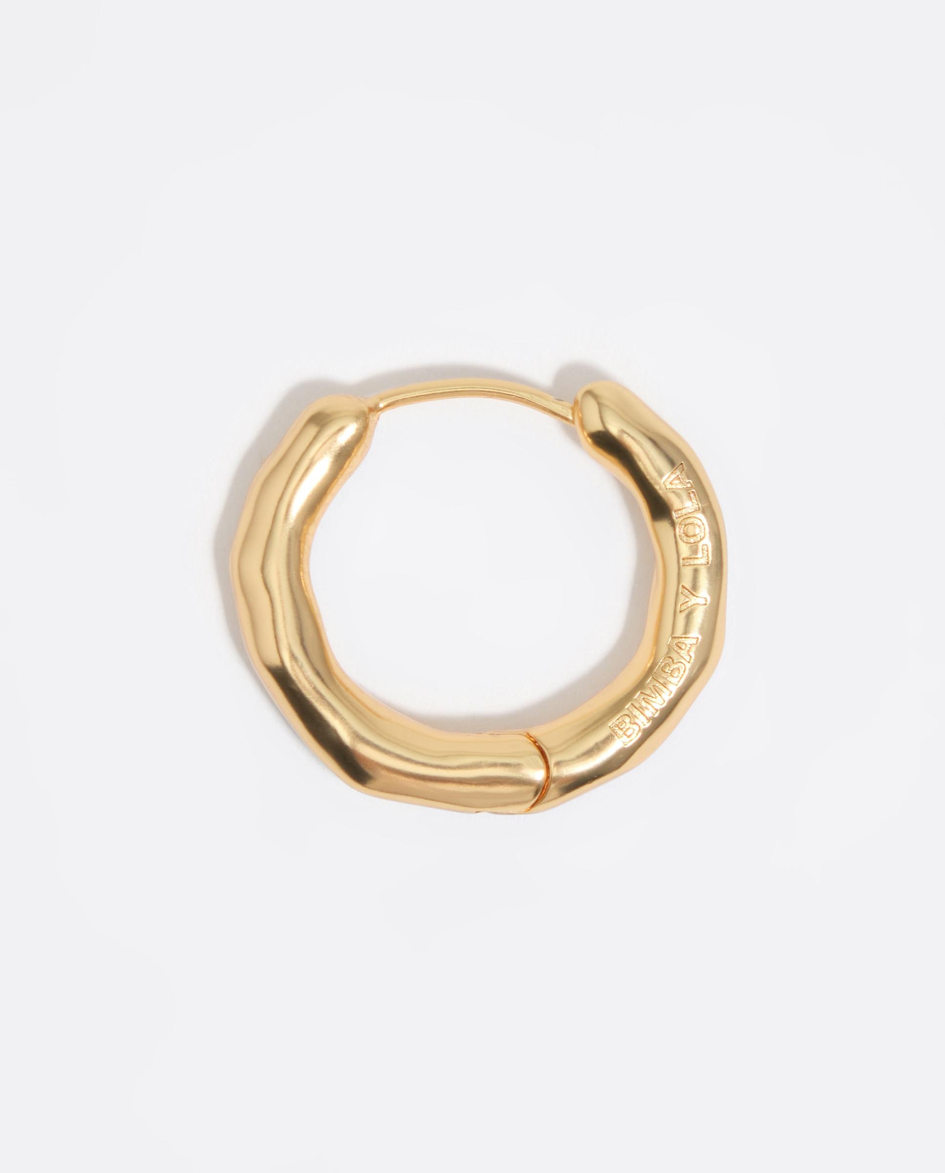 Brincos de Aro Irregular Dourado Dourado-2