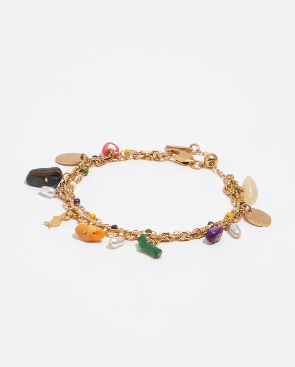 Imagem 0 de Pulseira Dupla com Pedras