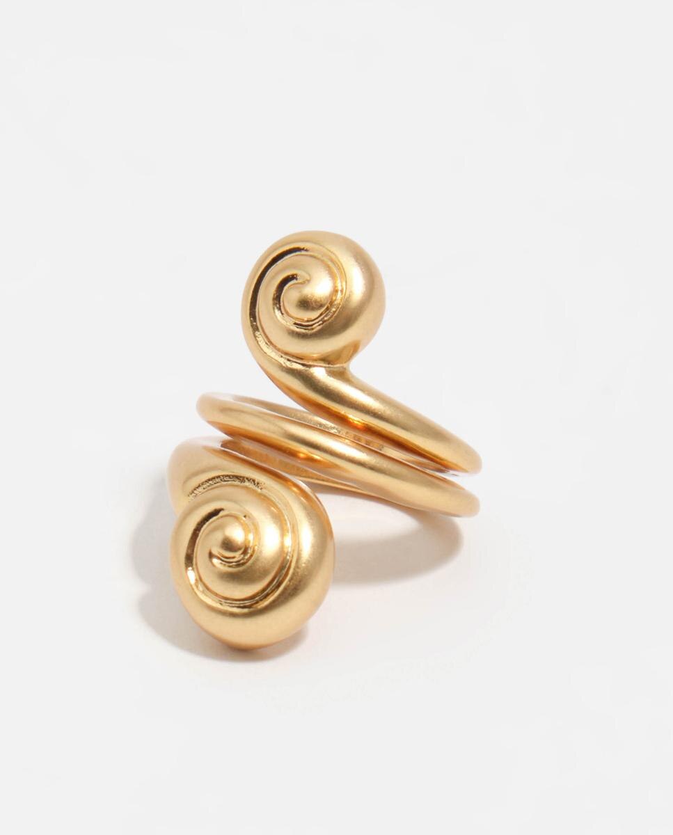 Imagem 0 de Anel Espiral Caracóis Mate