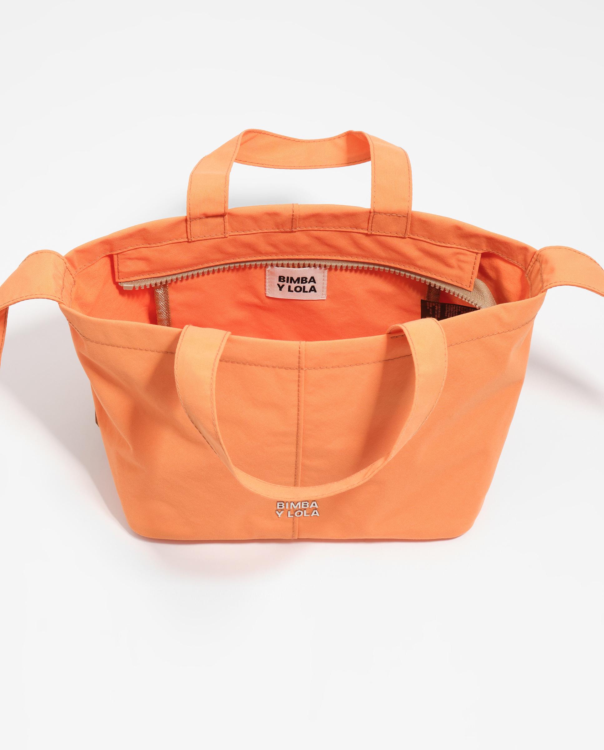 Mala a Tiracolo com Fecho Zip Multiposições Laranja-3