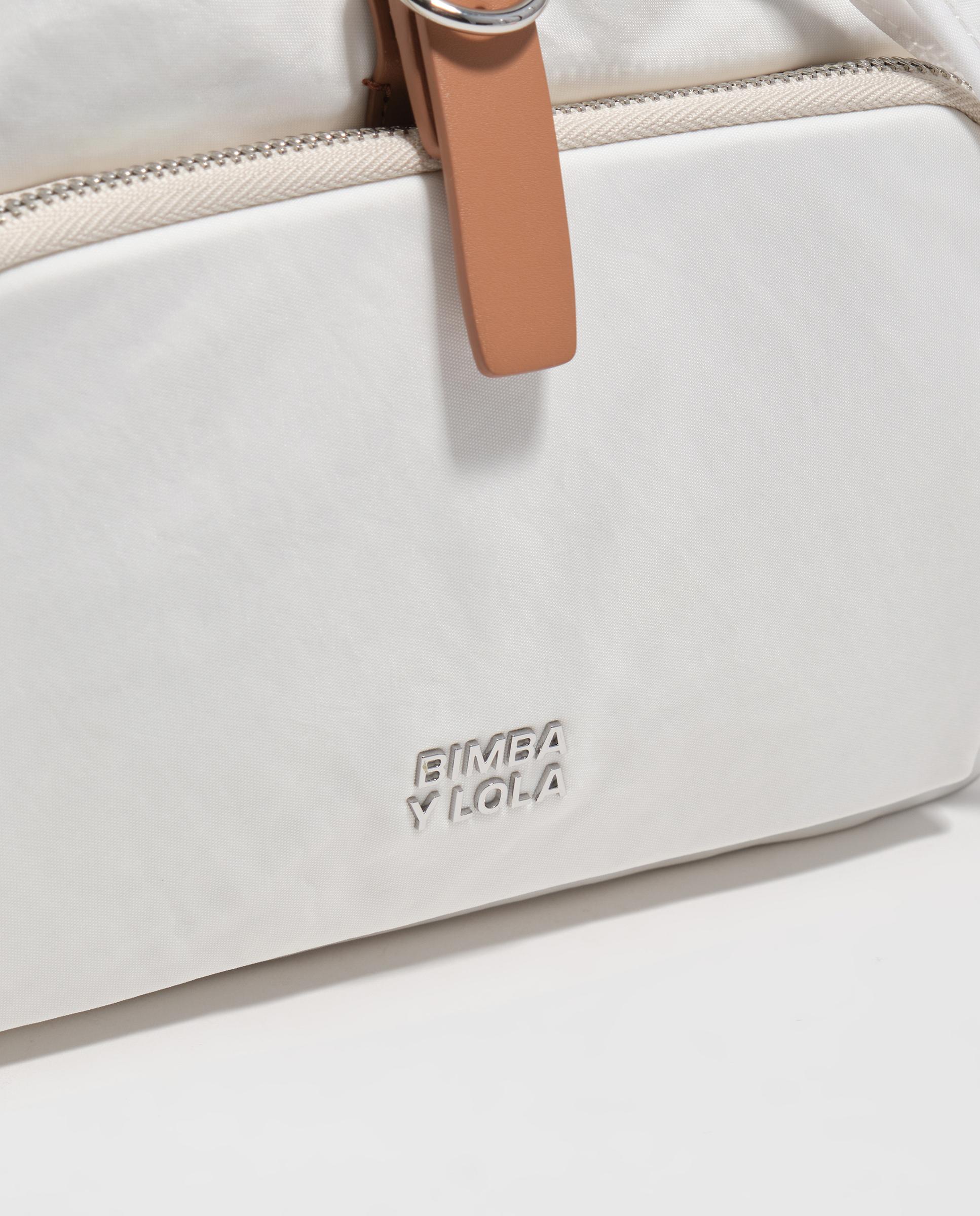 Mochila Pocket Nylon Branco-5