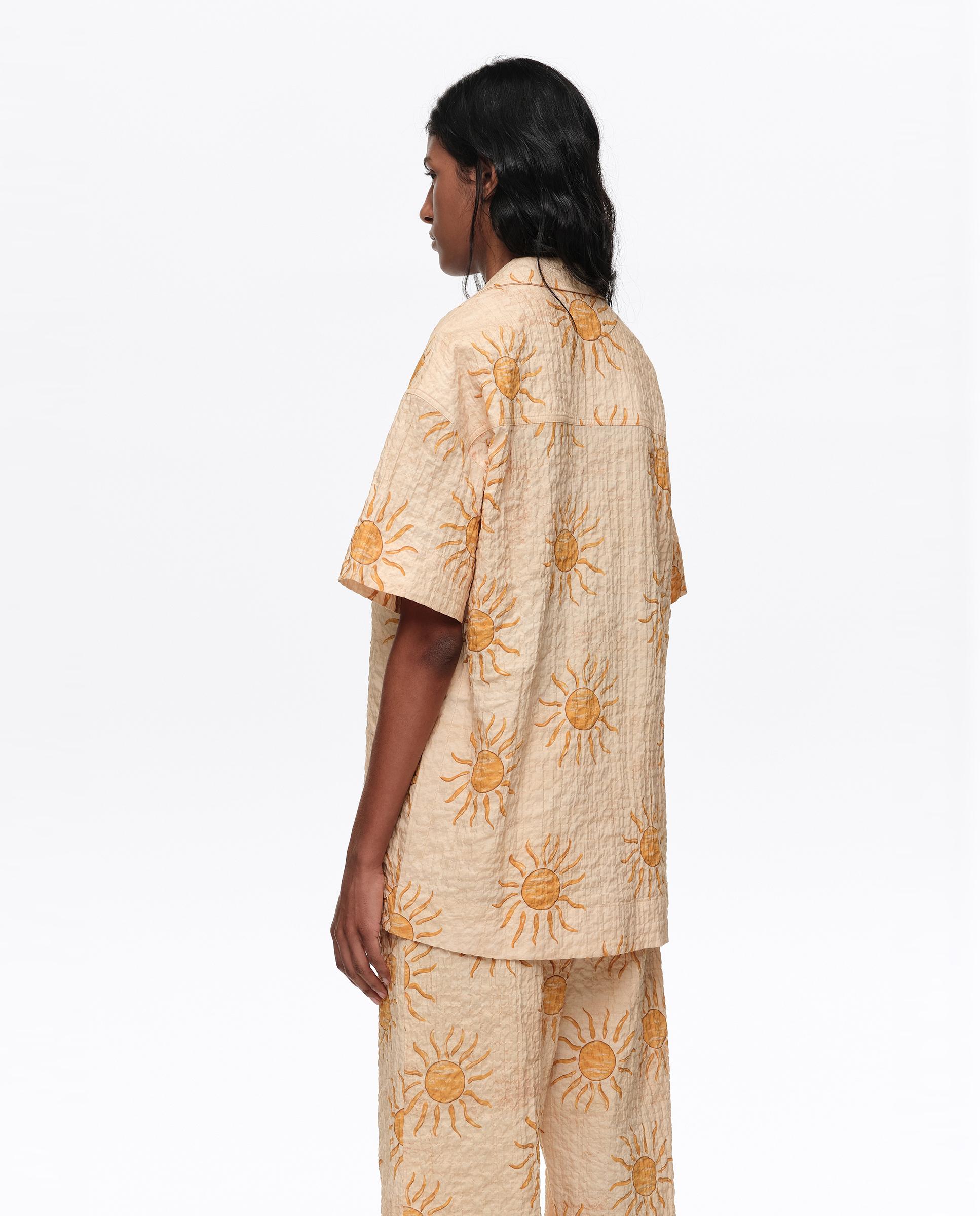 Camisa Oversize Bimba By The South Amarelo-4