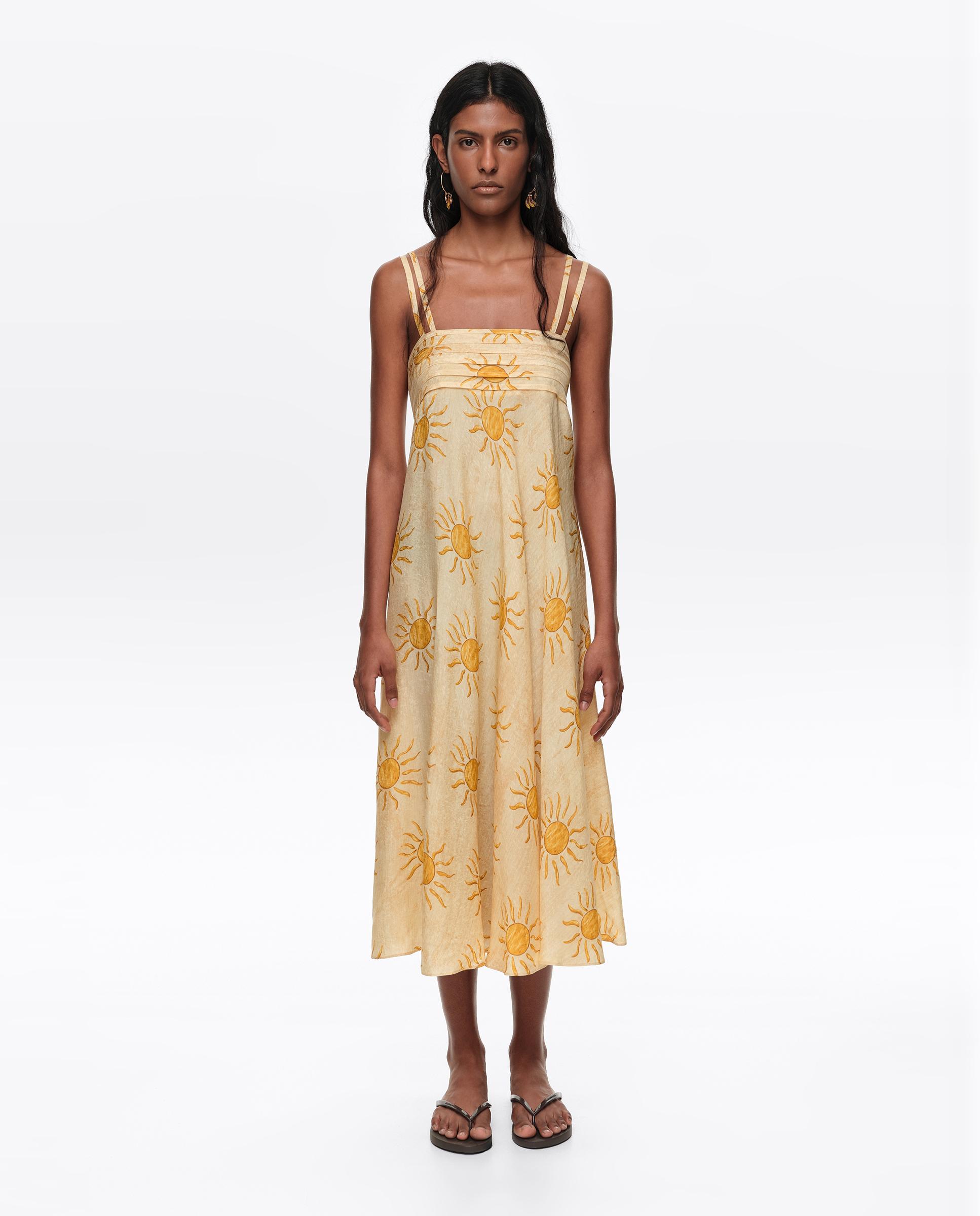 Imagem 0 de Vestido com Pregas Linha a Bimba By The South