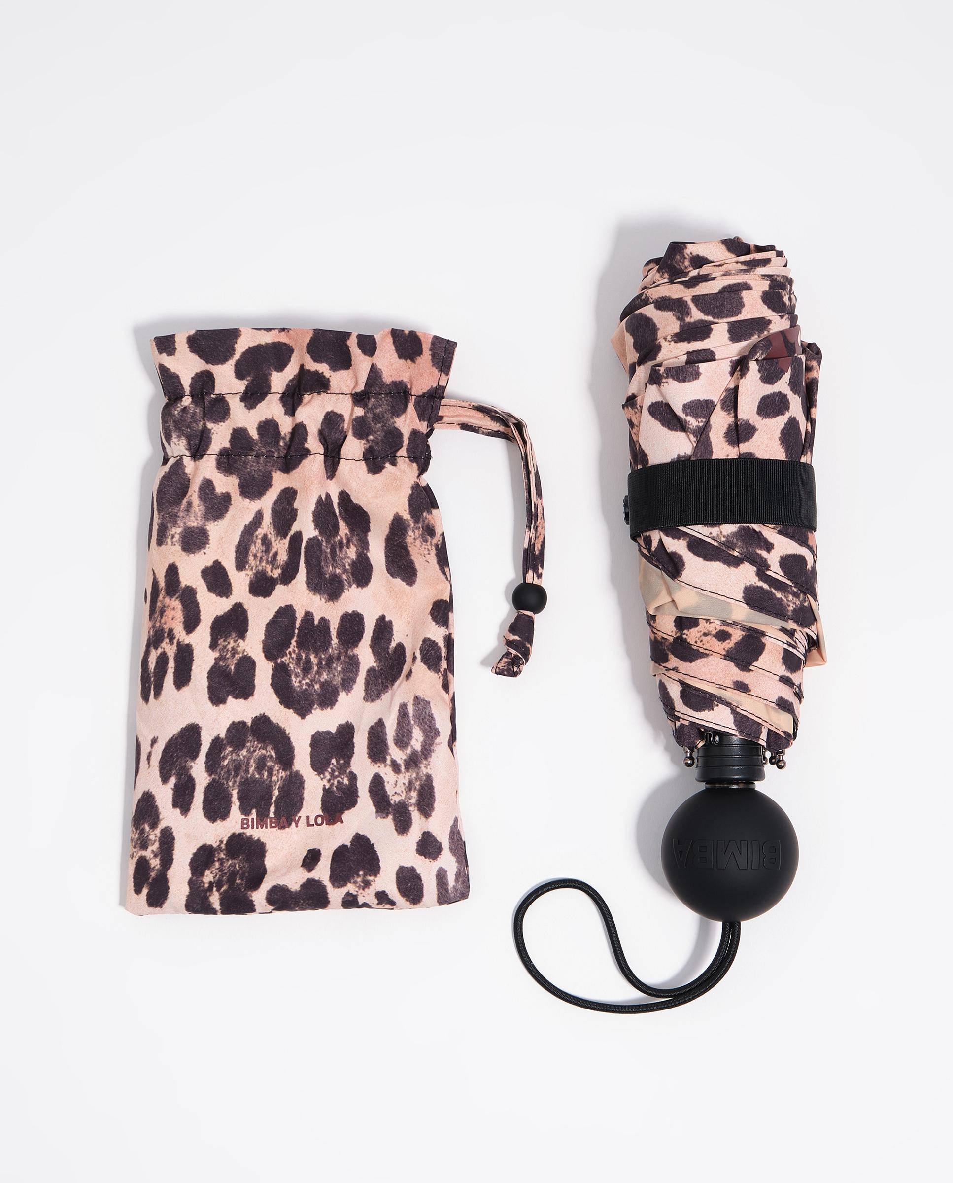 Guarda-chuva Automático Estampado Leopardo Natural-3