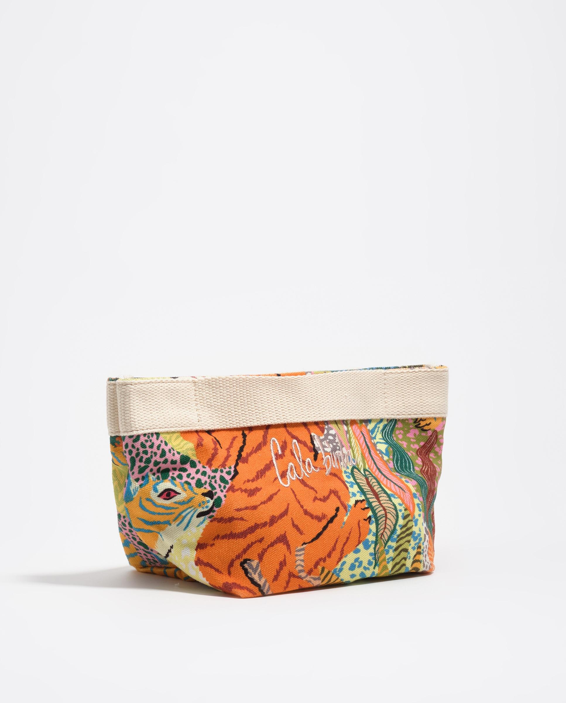 Necessaire de Praia Grande em Algodão Wild Natural-2