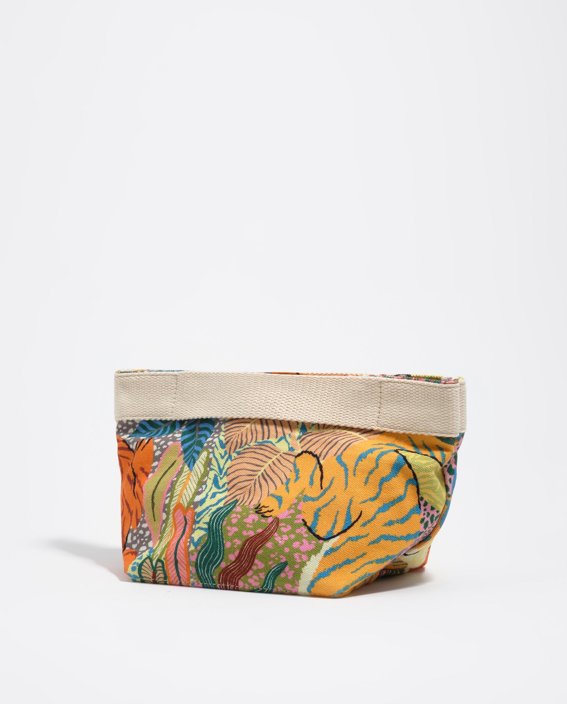 Necessaire de Praia Grande em Algodão Wild Natural-5