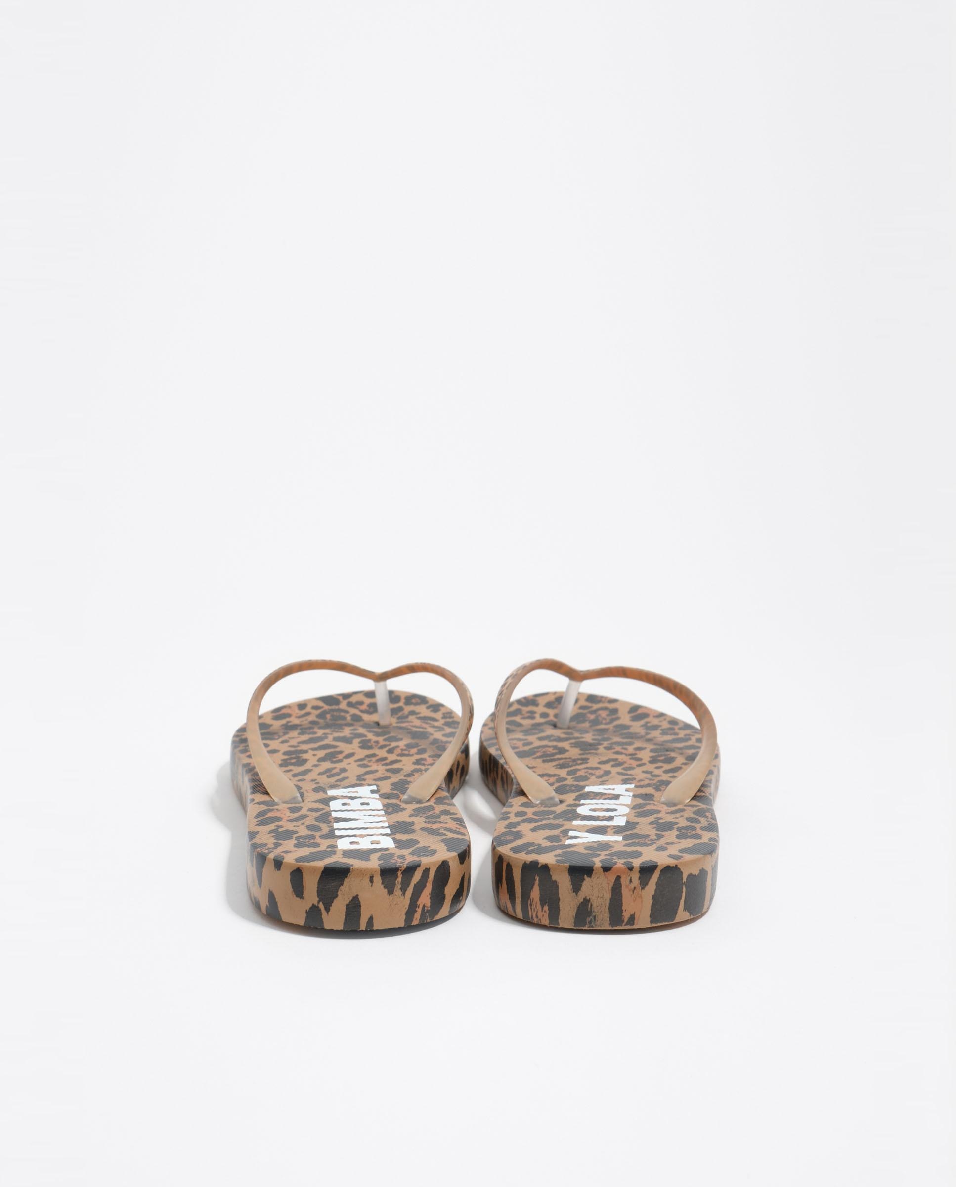 Chinelos Flip Flop Leopard Natural-3
