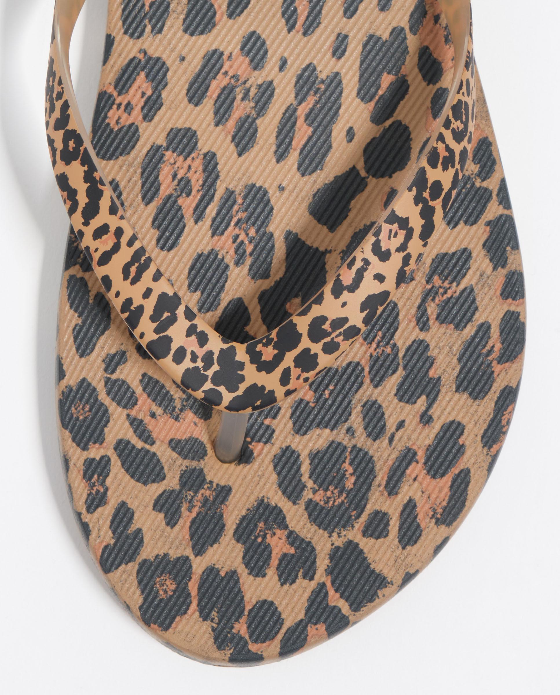 Chinelos Flip Flop Leopard Natural-4