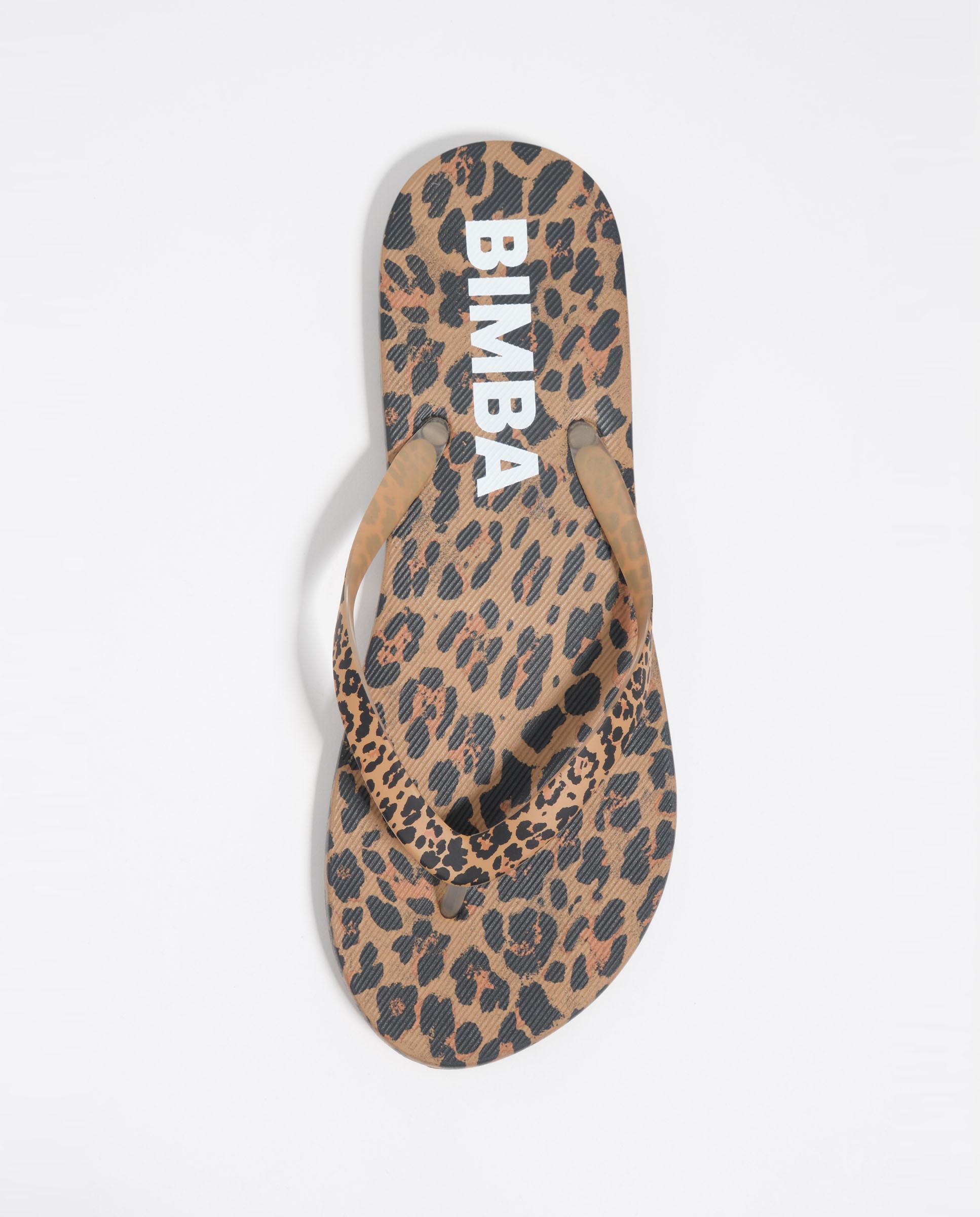 Chinelos Flip Flop Leopard Natural-5