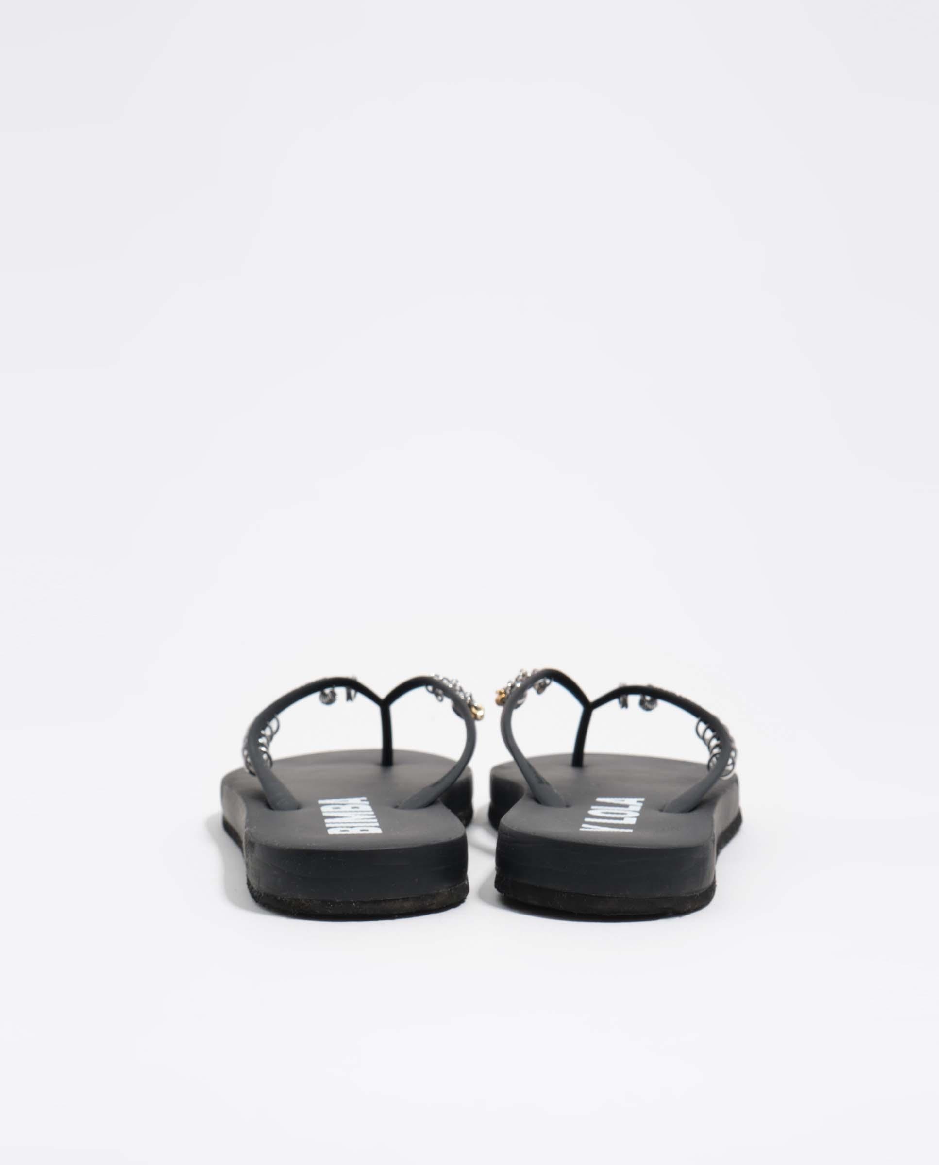 Chinelos Flip Flop Piercings Preto-4