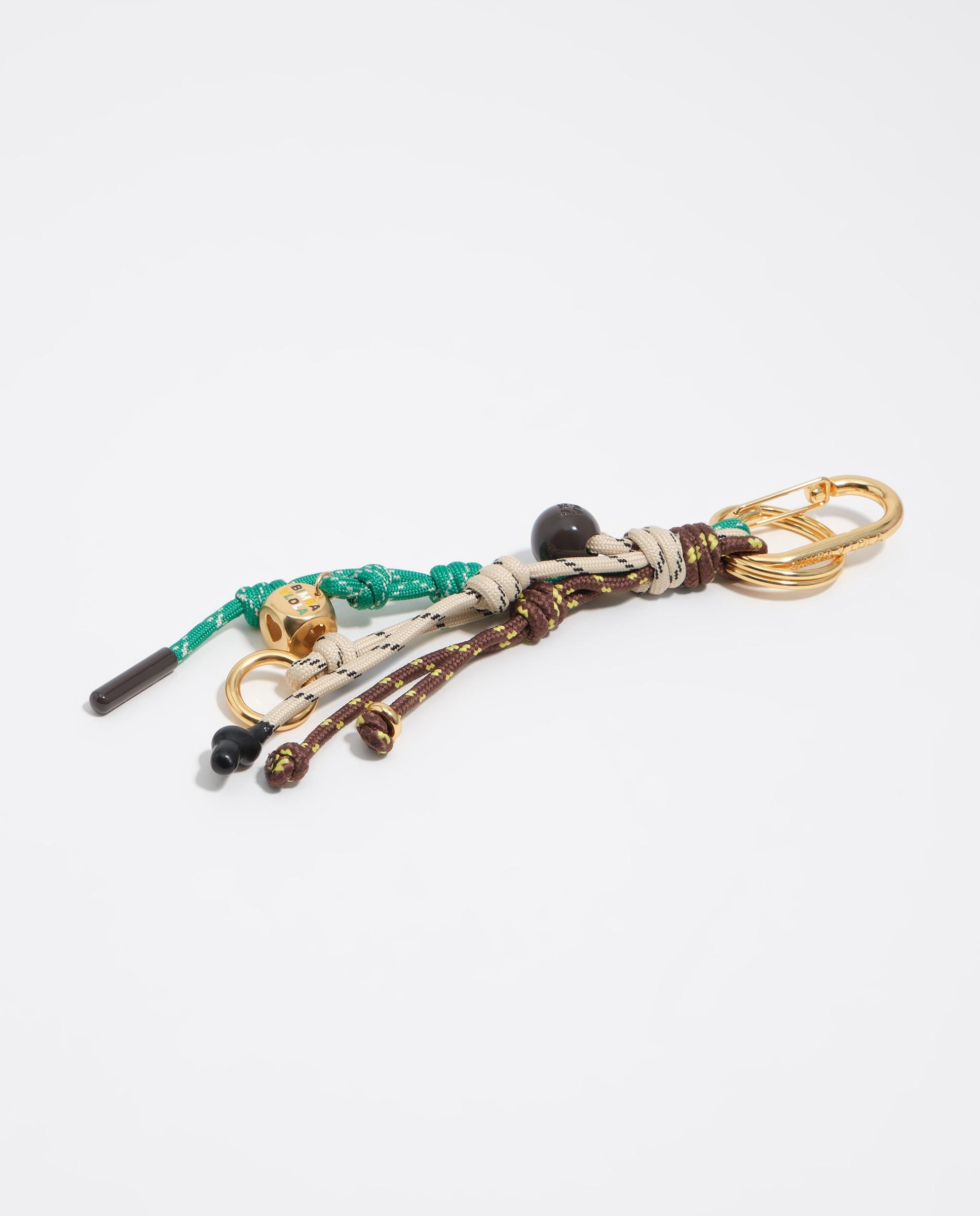 Porta-chaves de Pompom de Cabos Multicolor-2