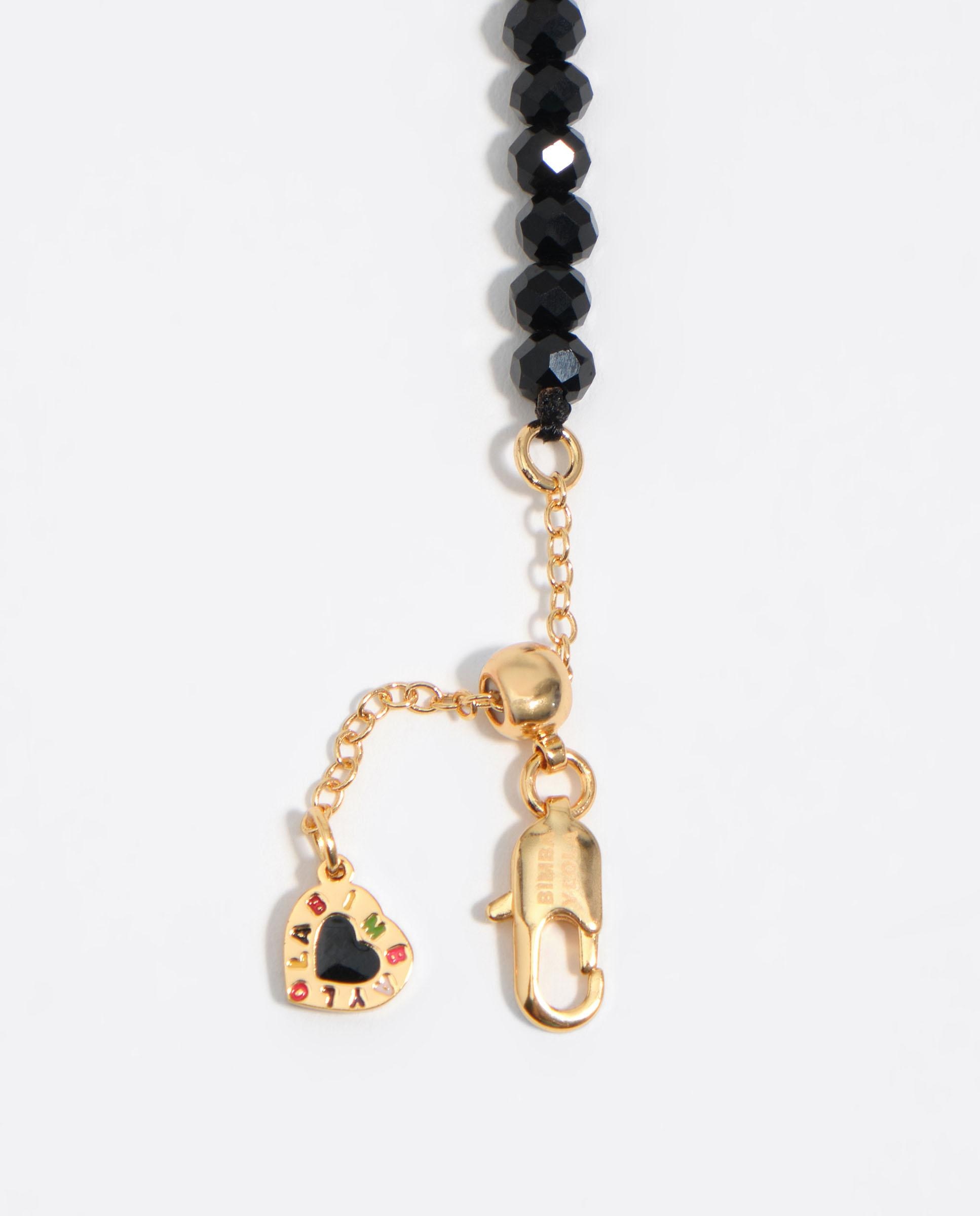 Pulseira Cristais e Correntes Preto-3