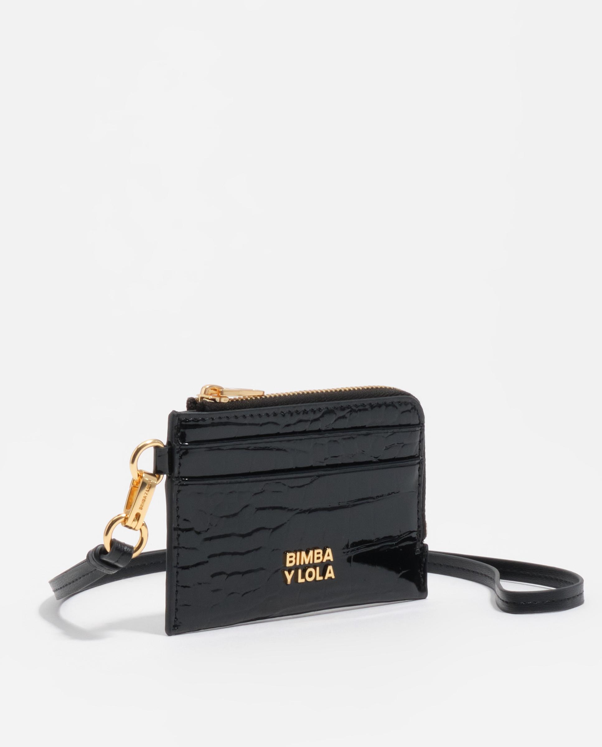 Imagem 0 de Porta-cartões-porta-moedas Gravado Crocodilo