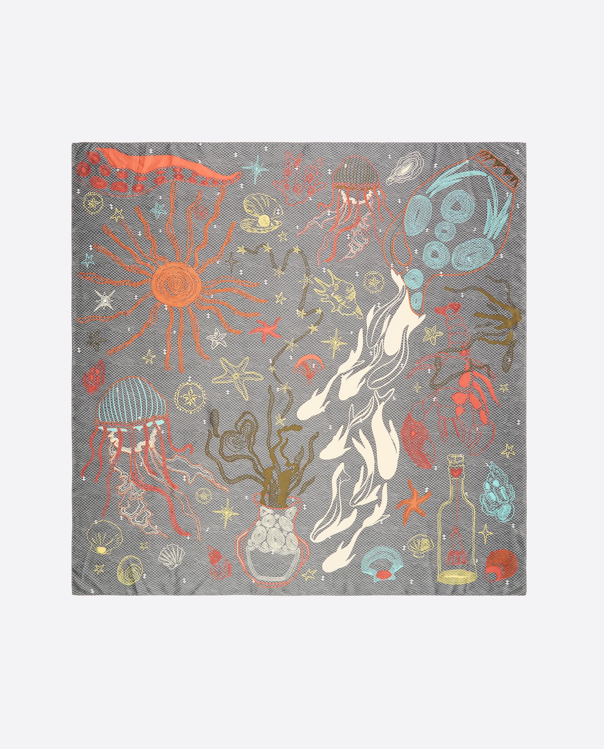 Imagem 0 de Écharpe com Motivos Marinhos