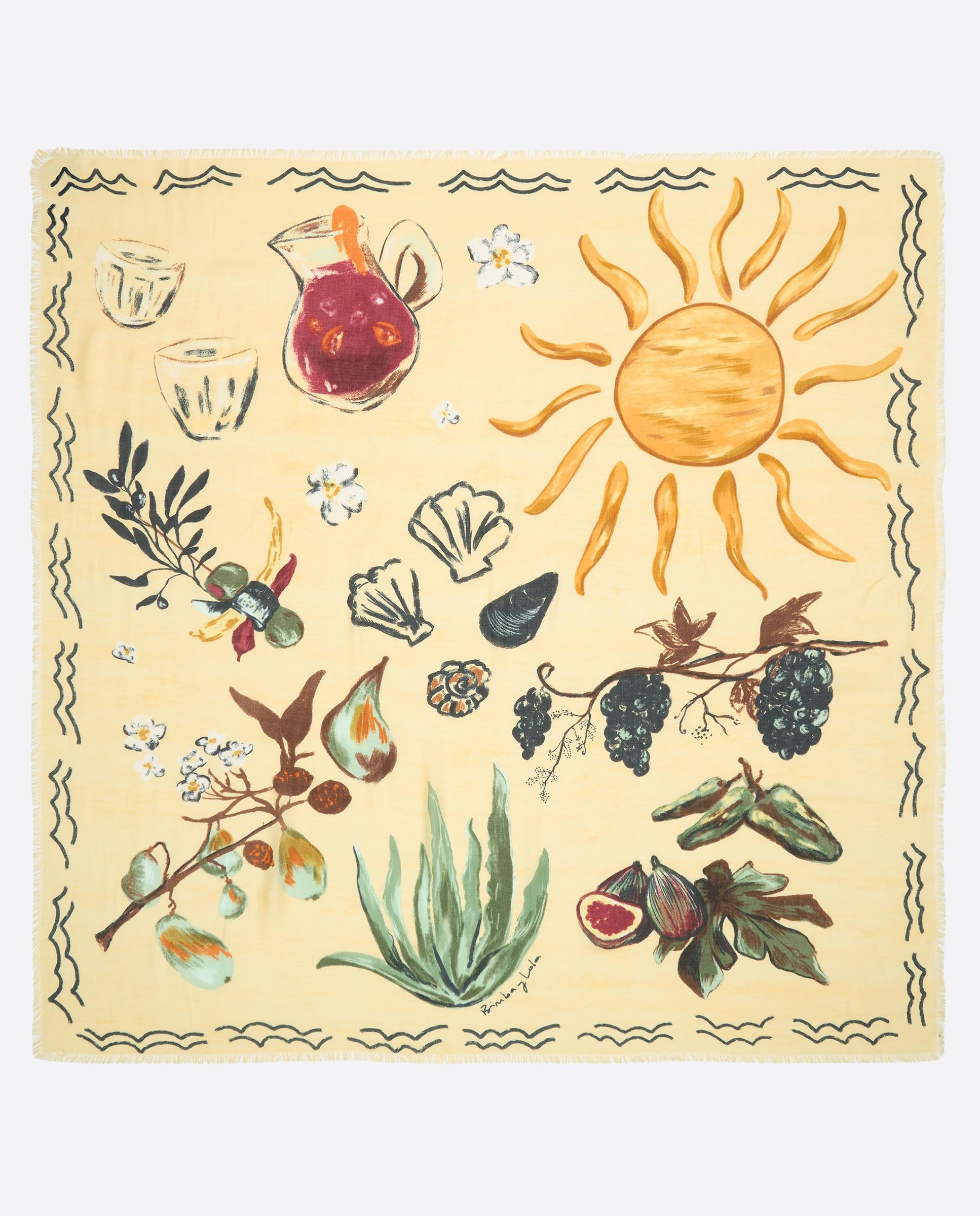 Imagem 0 de Lenço Estampado Bodegón