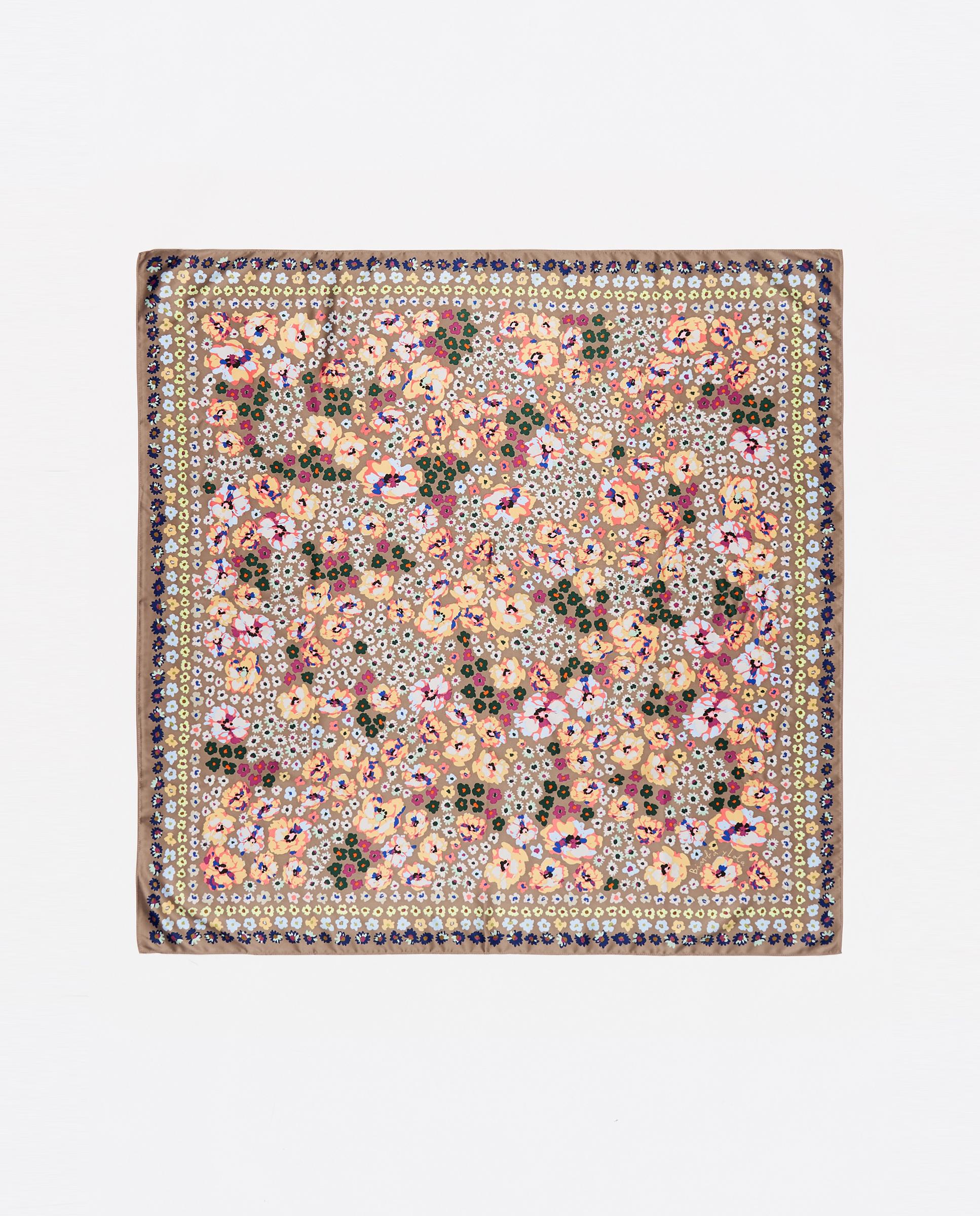 Imagem 0 de Écharpe Quadrada Flores Acuarela