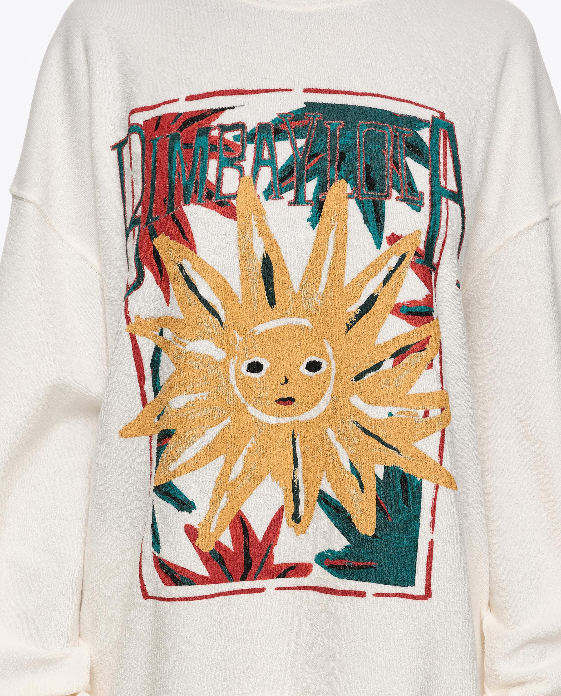 Sweatshirt com Logo Branco-3