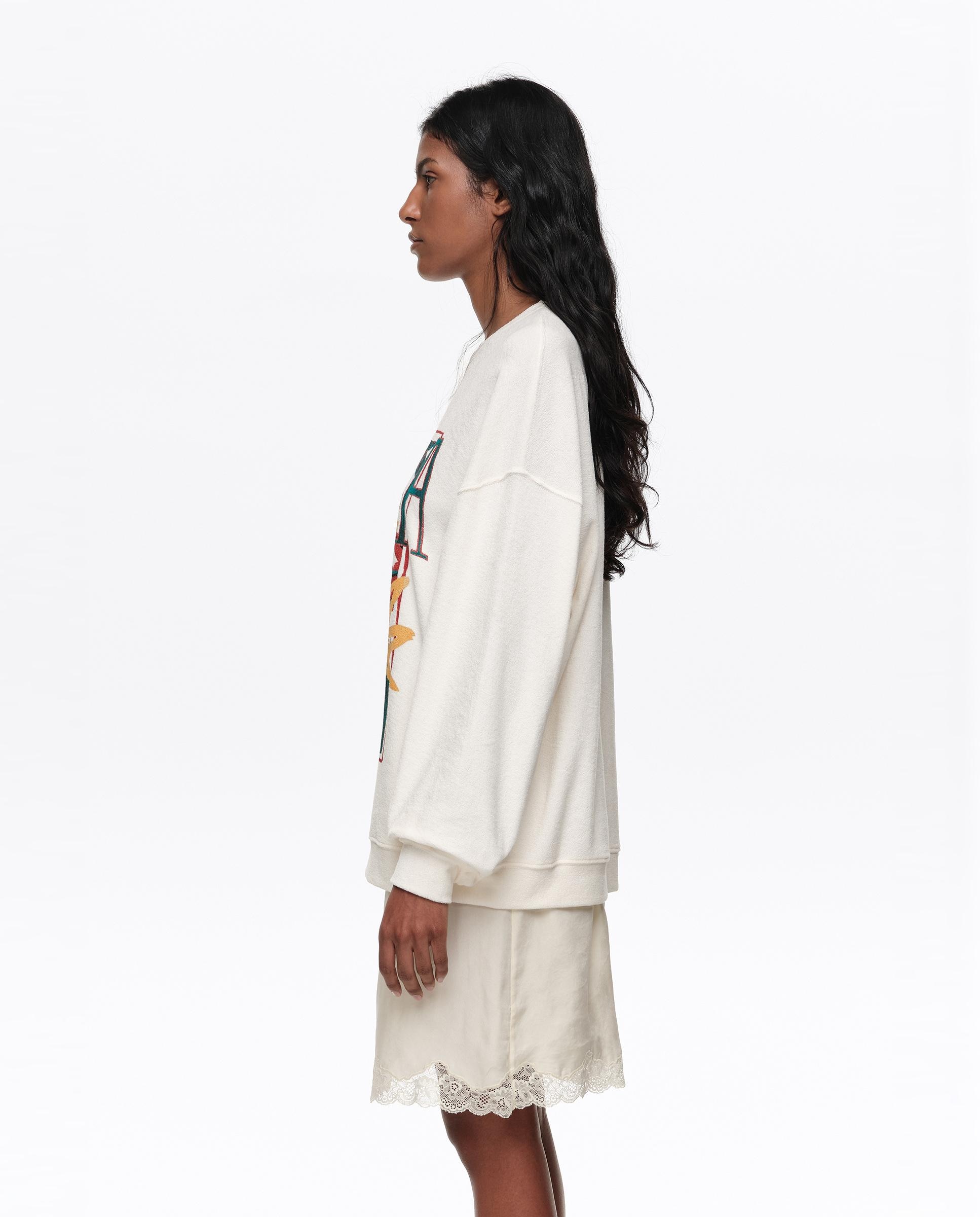 Sweatshirt com Logo Branco-4