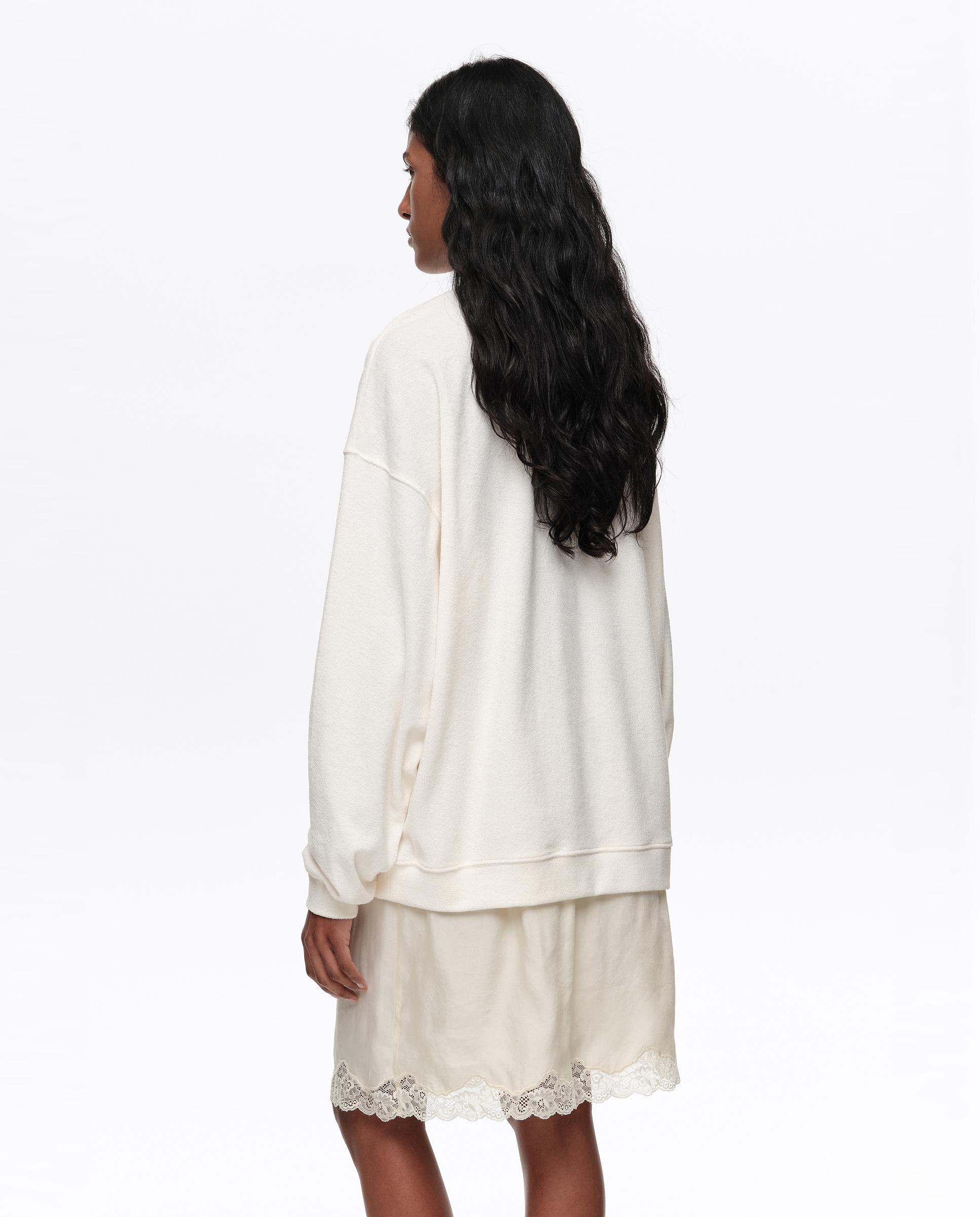 Sweatshirt com Logo Branco-5