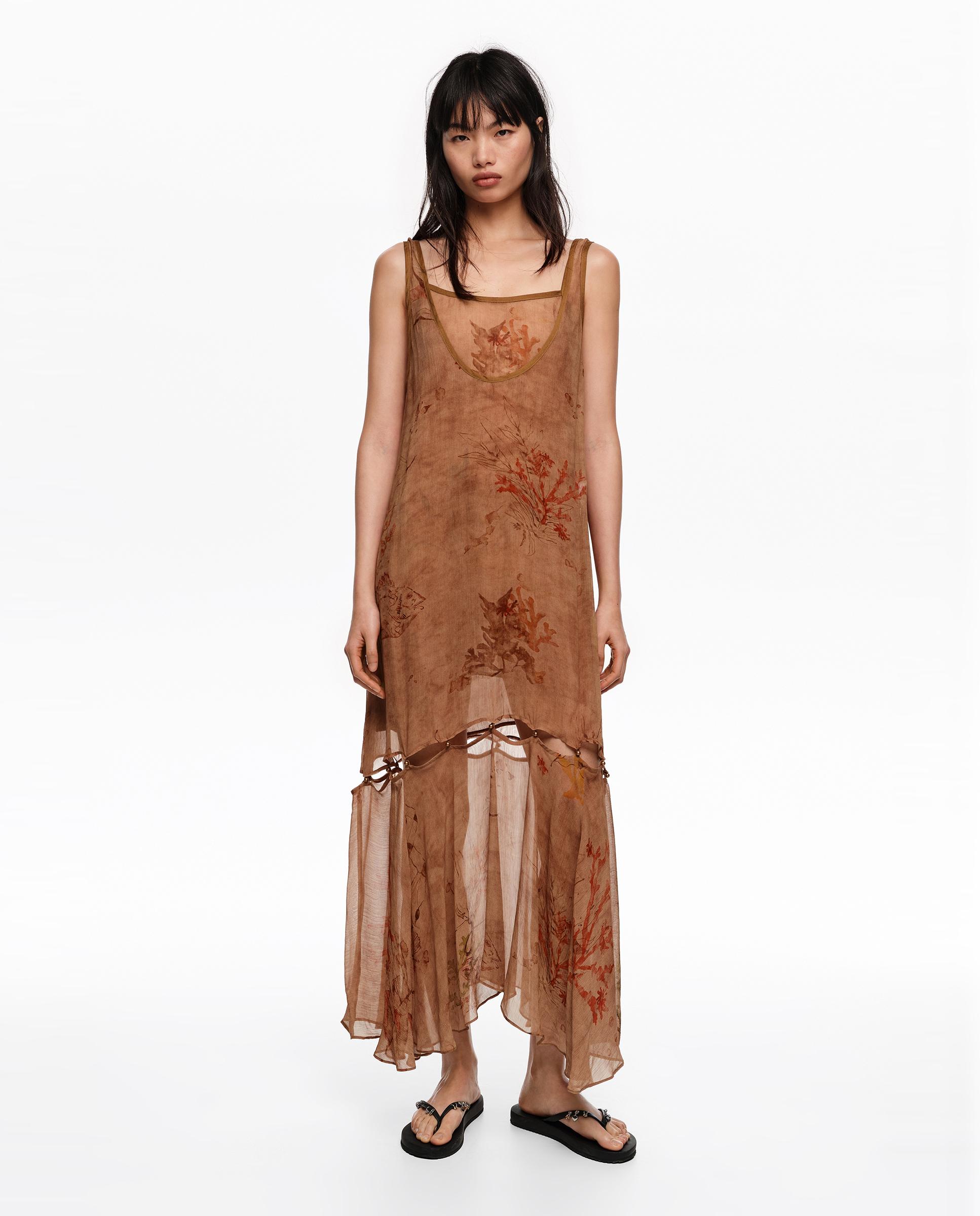 Imagem 0 de Vestido com Bainha Abotoada Underwater