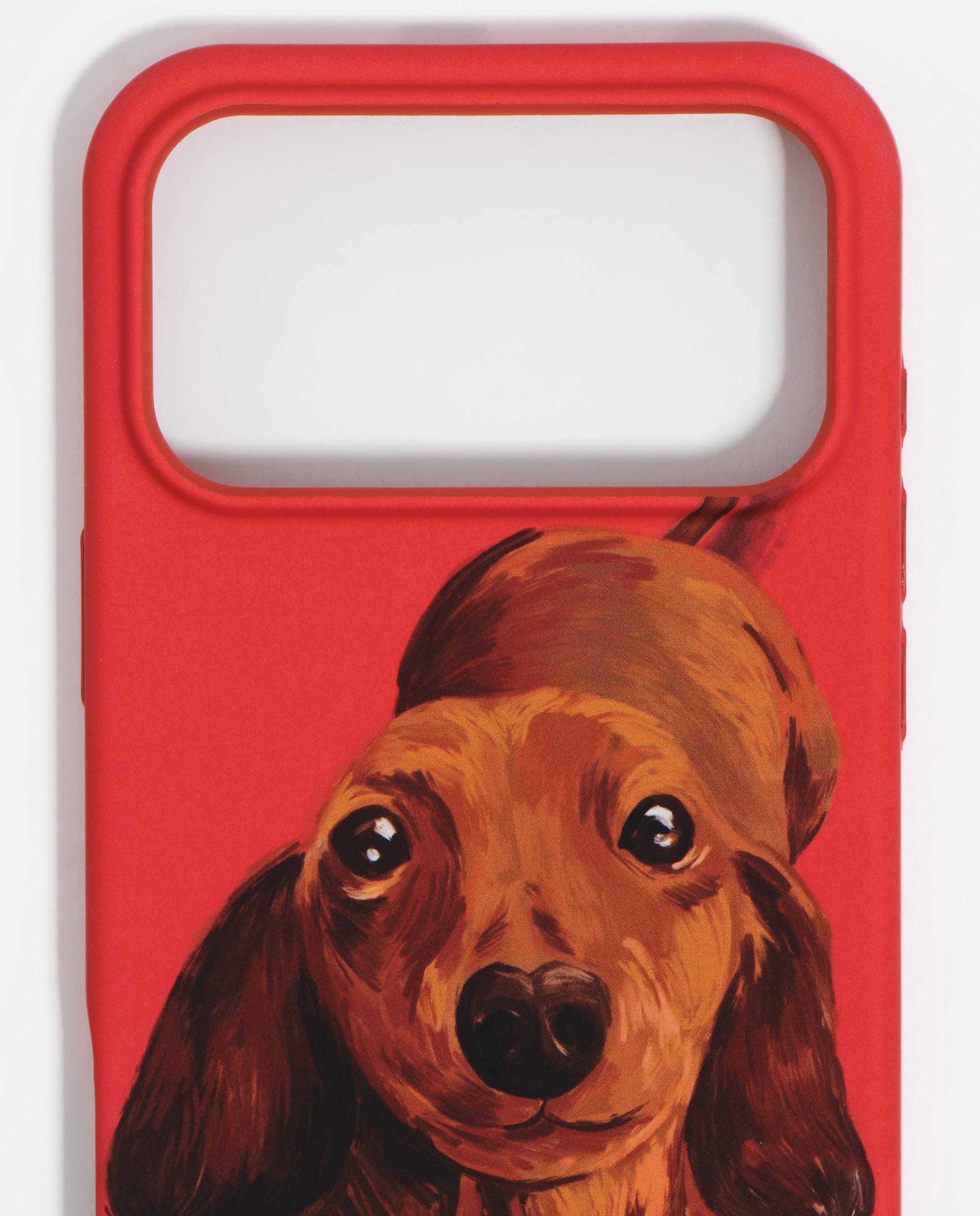 Capa Rígida Iphone 17 Pro Max Teckel Vermelho-2