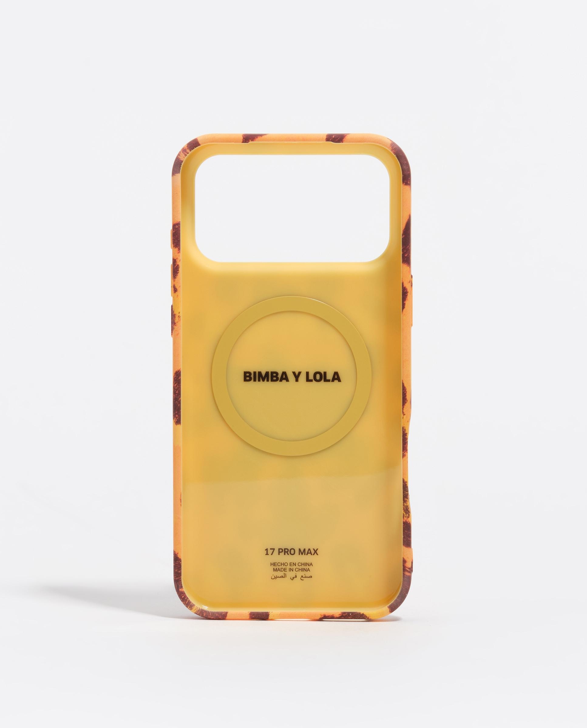 Bolsa para Telemóvel Iphone 17 Pro Max Palmeira Amarelo / Preto-2