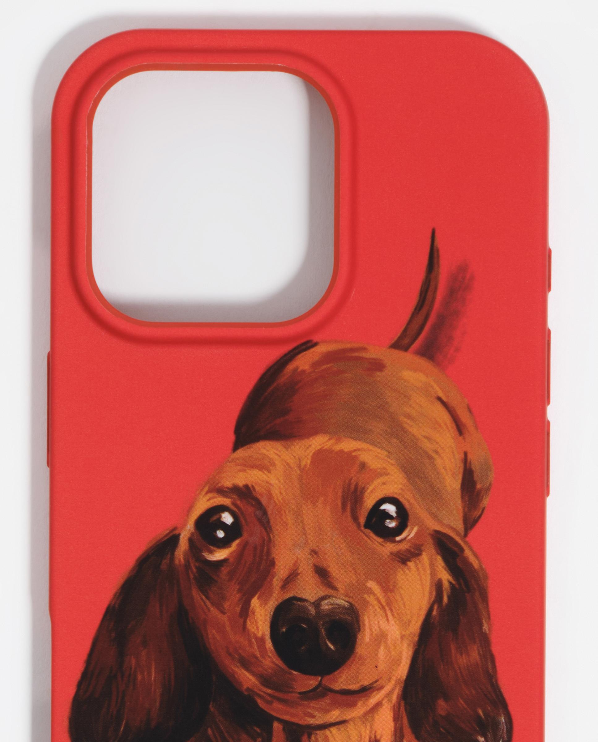 Capa Rígida Iphone 16 Pro Teckel Vermelho-2
