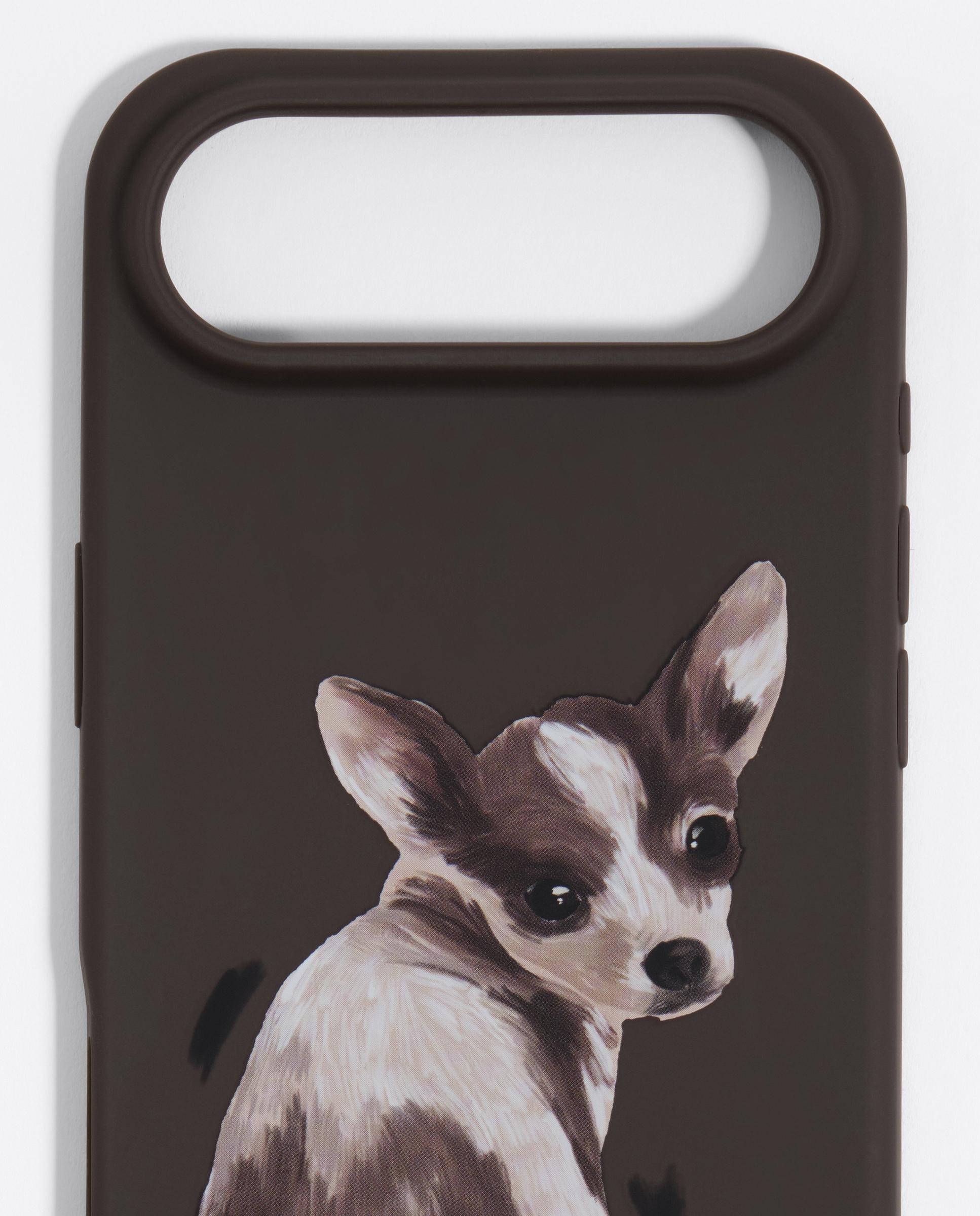 Capa Rígida Iphone 17 Air Chihuahua Castanho-chocolate-2