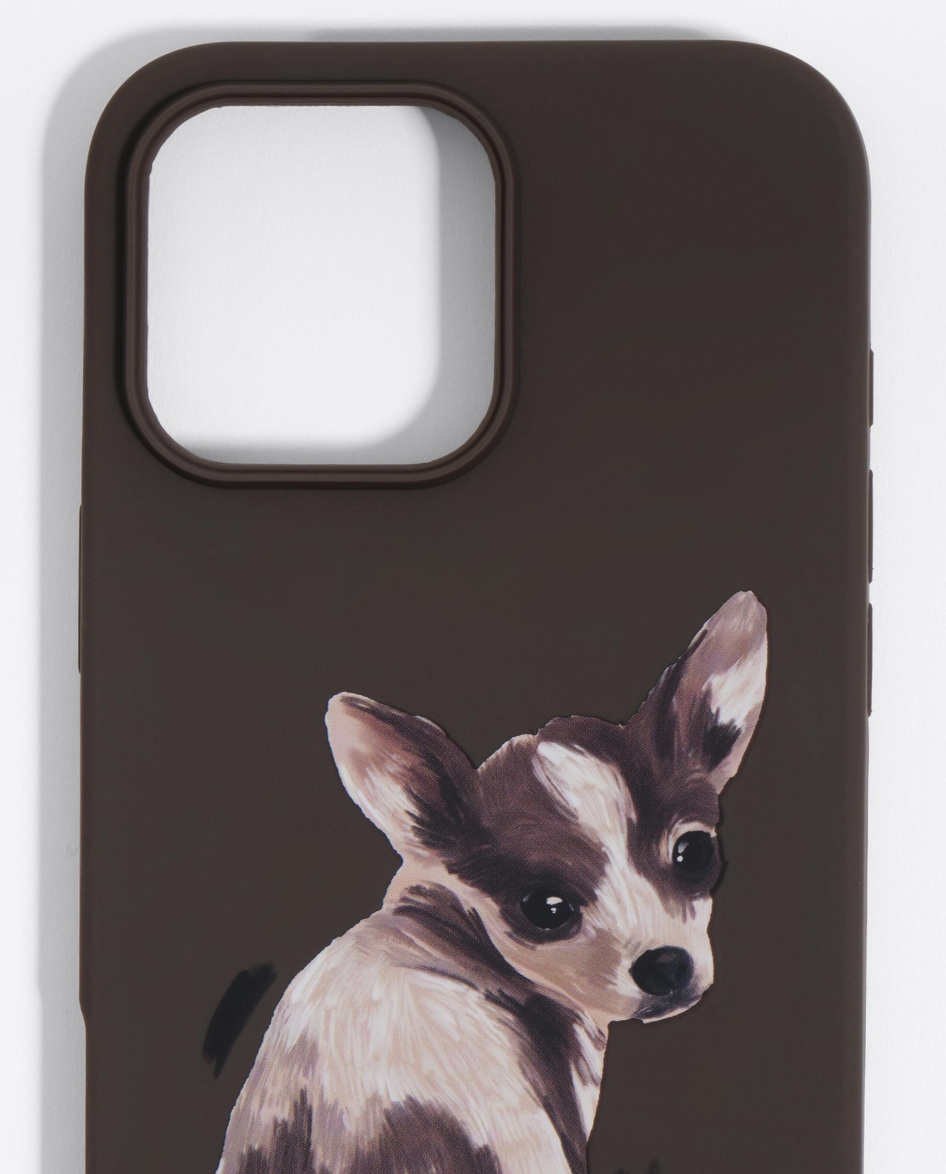 Funda Rígida Iphone 16 Pro Max com Chihuahua Castanho-2