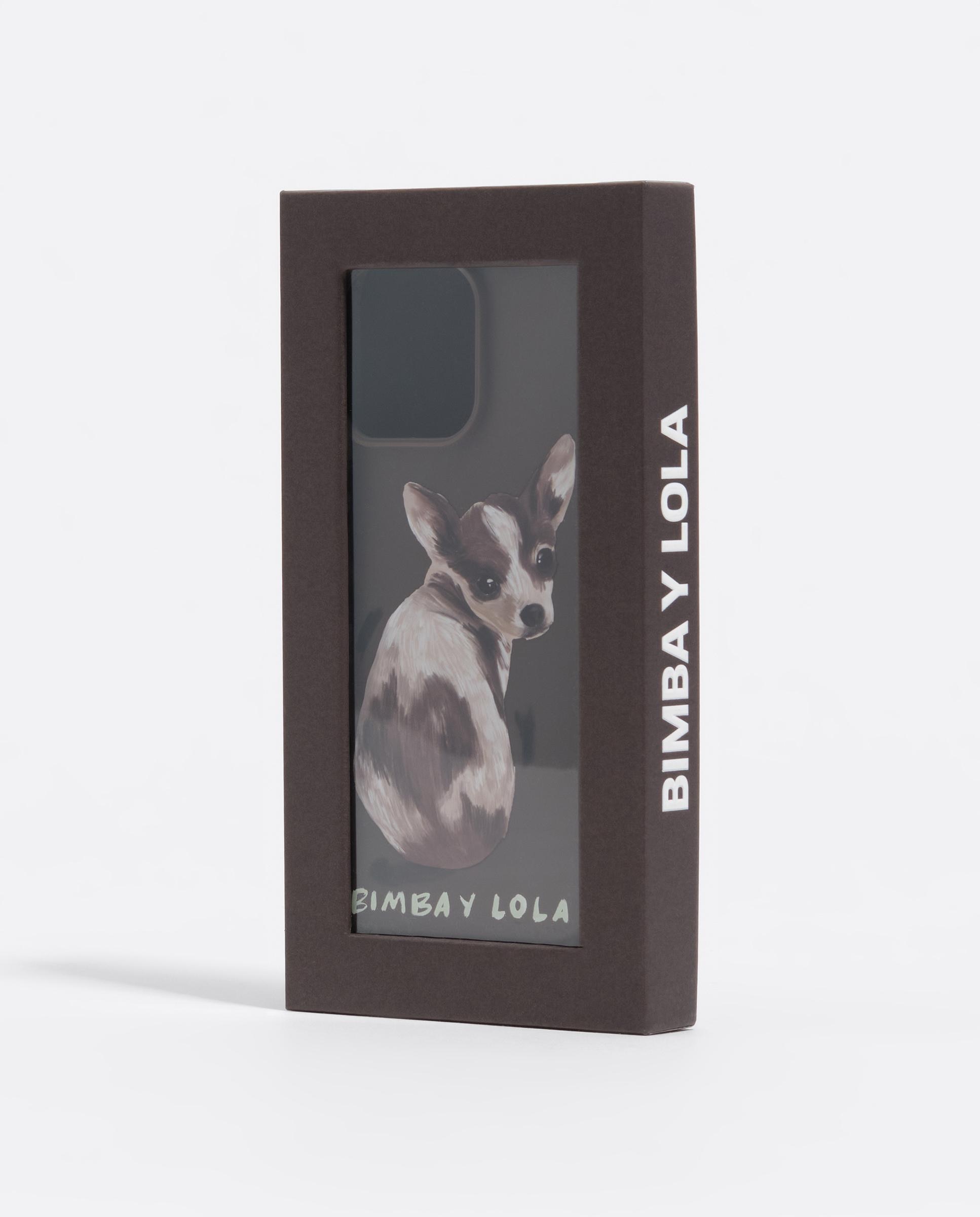 Capa Rígida Iphone 16 Pro com Chihuahua Castanho-4