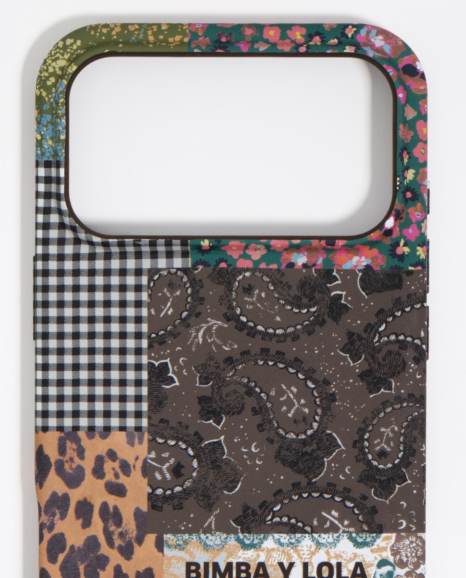 Capa Rígida Iphone 17 Pro Max Patchwork Chocolate-2