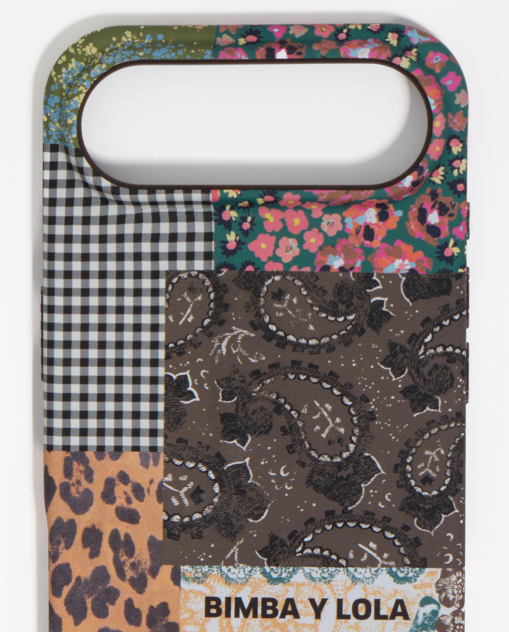 Capa para Telemóvel Rígida Iphone 17 Air Patchwork Chocolate-2