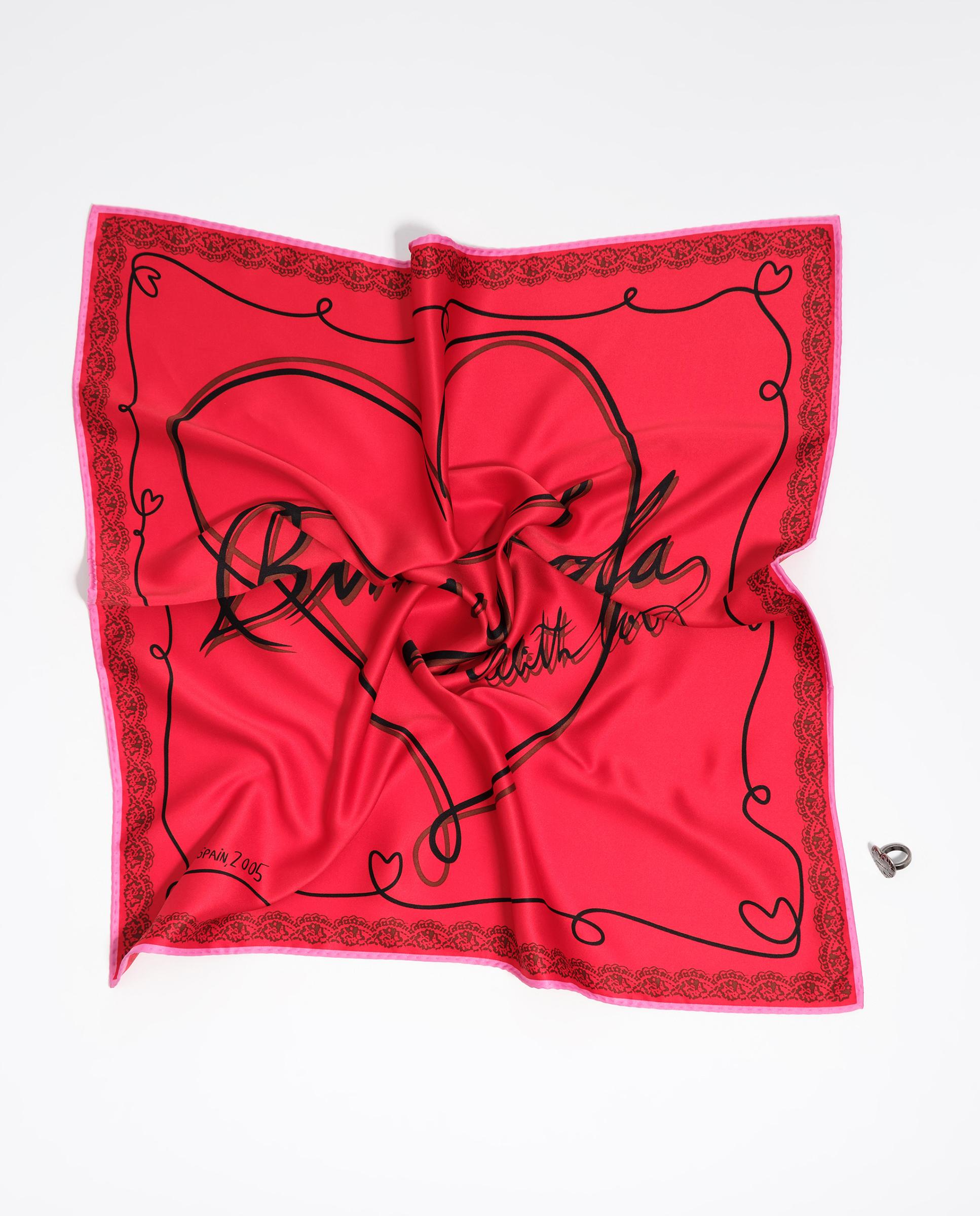 Charm Bolso Lenço Coração e Logo Vermelho-4