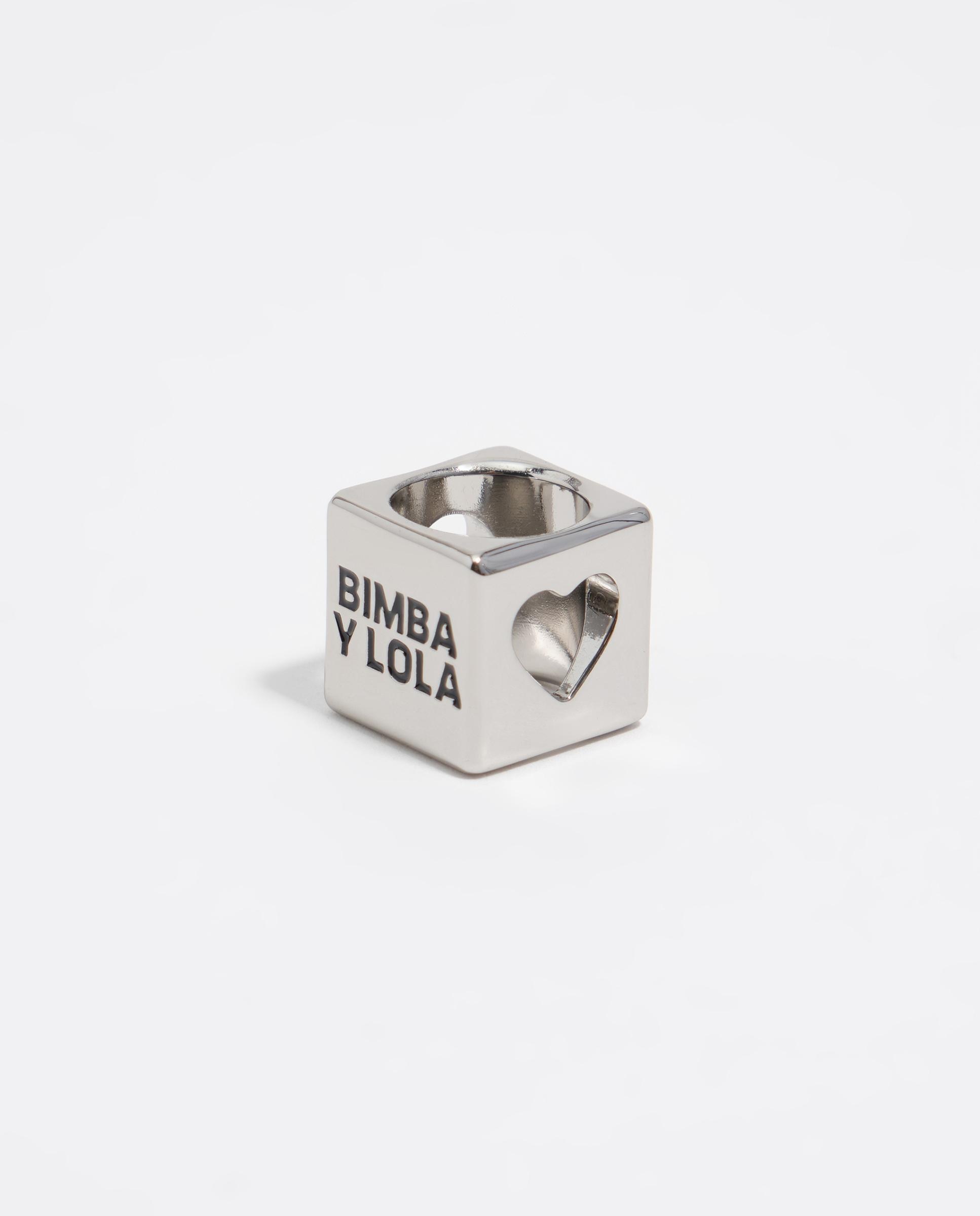 Écharpe Quadrada com Charm e Estampado de Cães Castanho-2