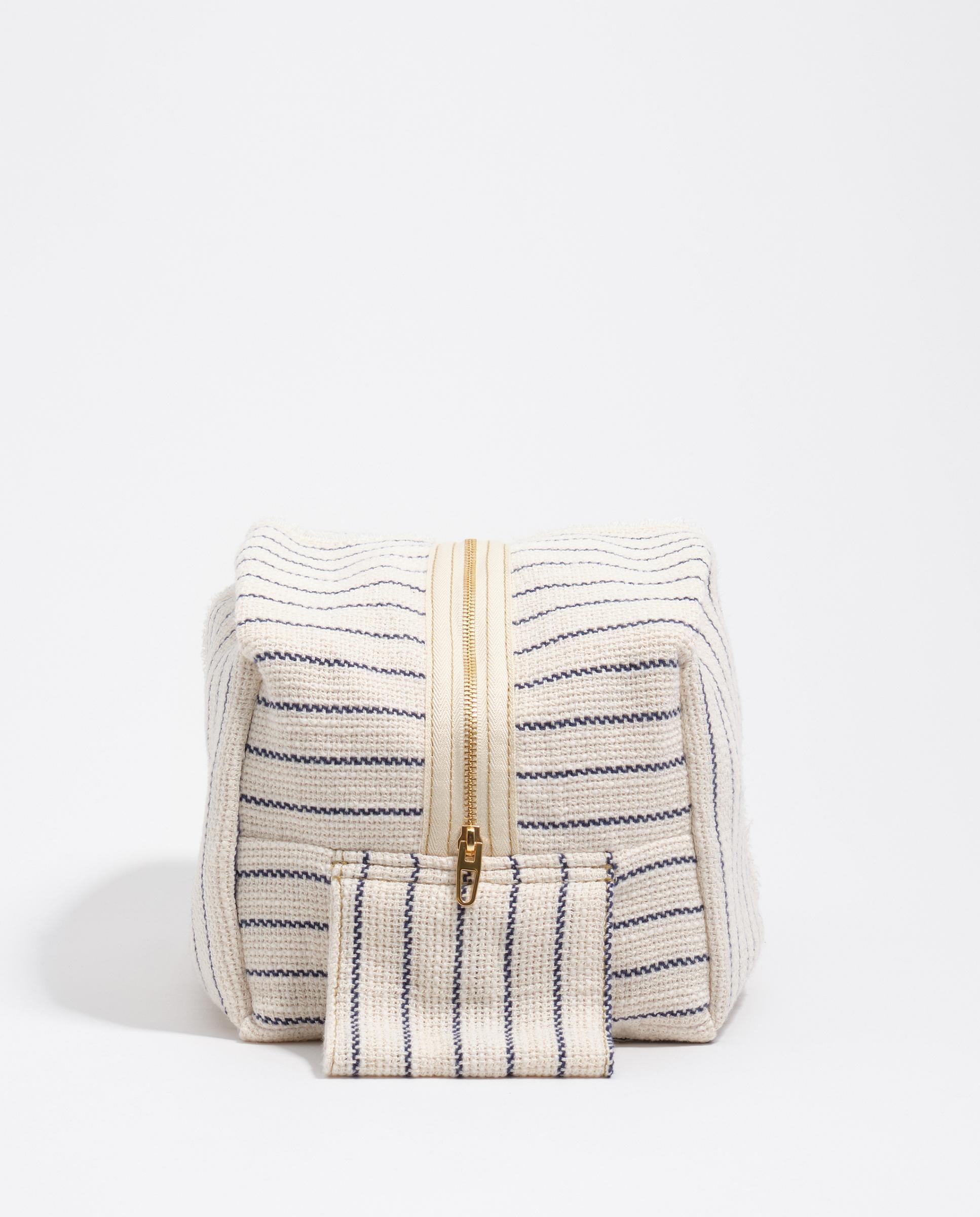Necessaire Grande de Algodão Cru-5