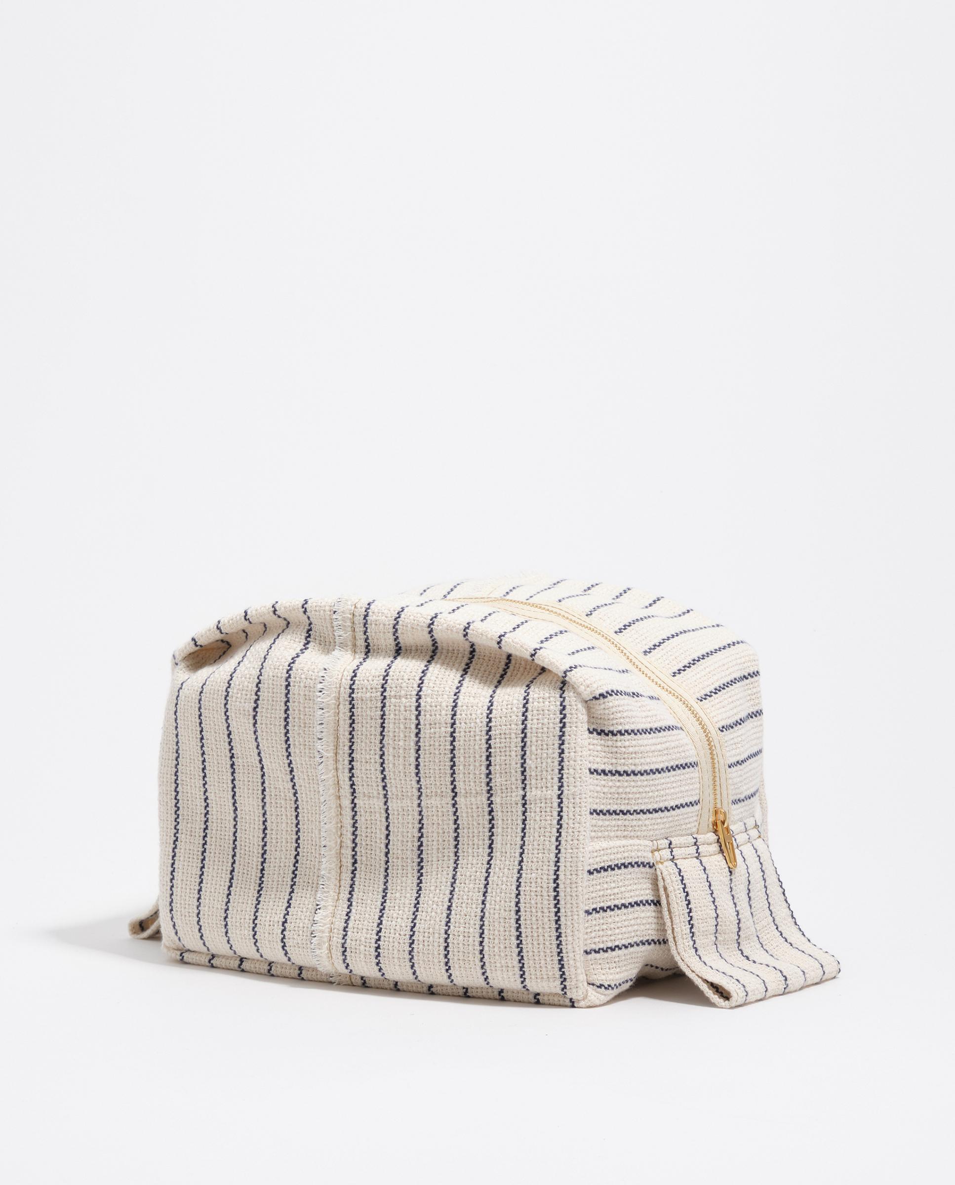 Necessaire Grande de Algodão Cru-6
